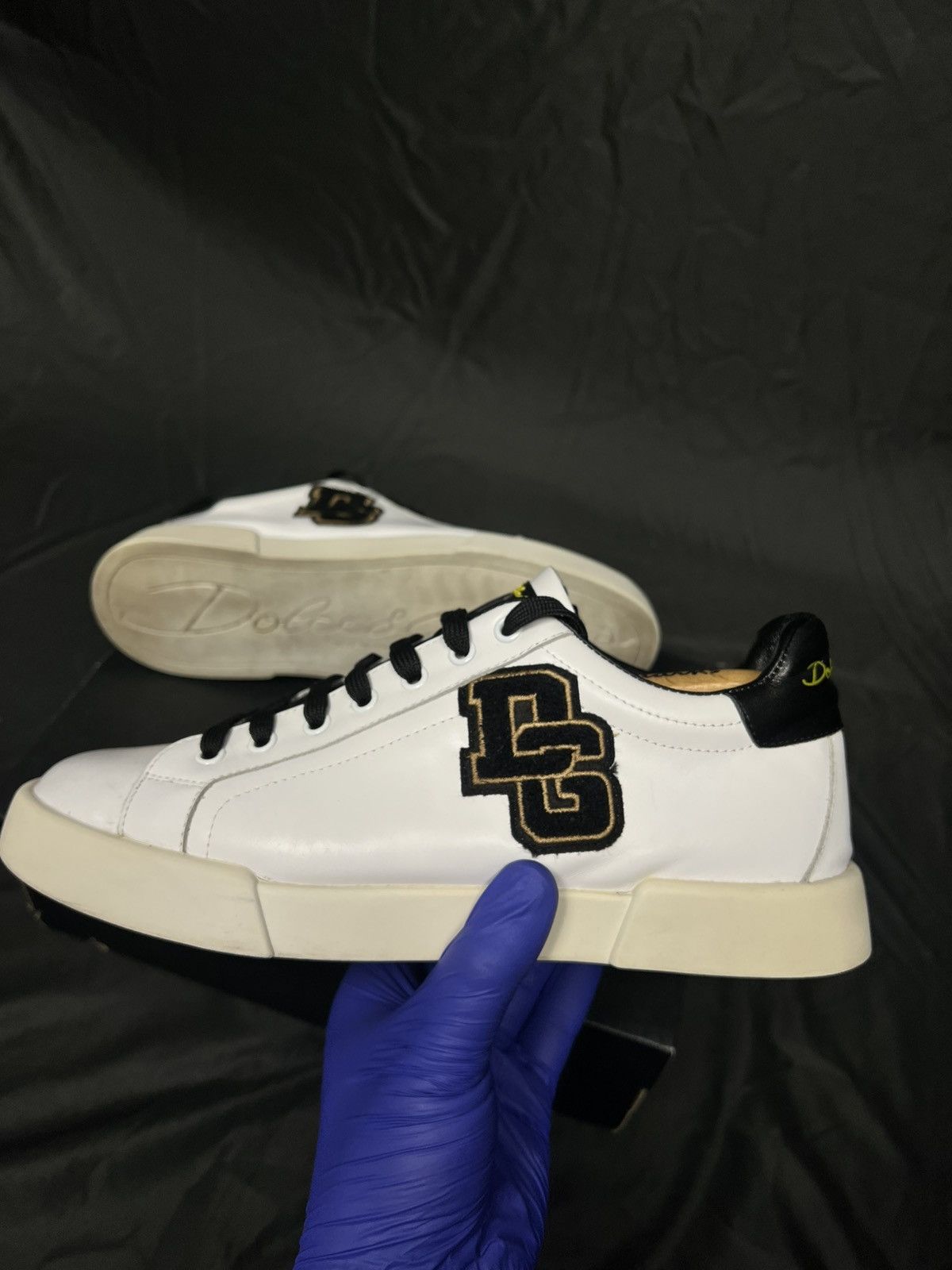 Dolce & Gabbana Dolce & Gabbana sneakers white low top old money Size US 9.5 / EU 42-43 - 7 Thumbnail
