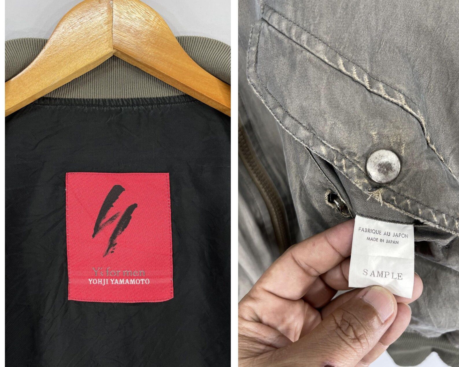 Y's for Men × Yohji Yamamoto Shimmer Bomber Washed Size US M / EU 48-50 / 2 - 7 Thumbnail
