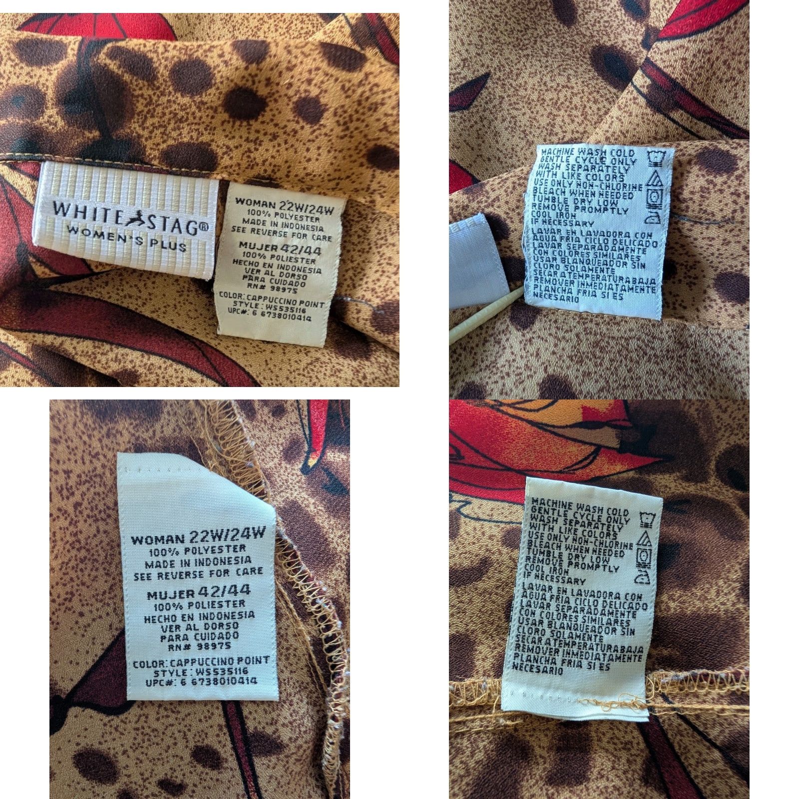Vintage VINTAGE No? Size 3XL / US 20-22 - 8 Thumbnail