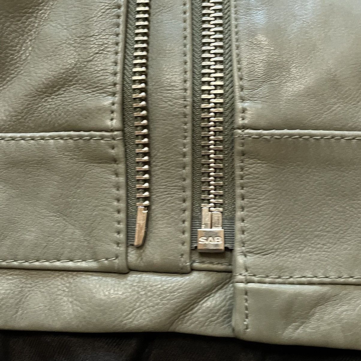 Zadig & Voltaire Zadig Voltaire Women Leatcher Biker Jacket Green Size L Size L / US 10 / IT 46 - 9 Thumbnail