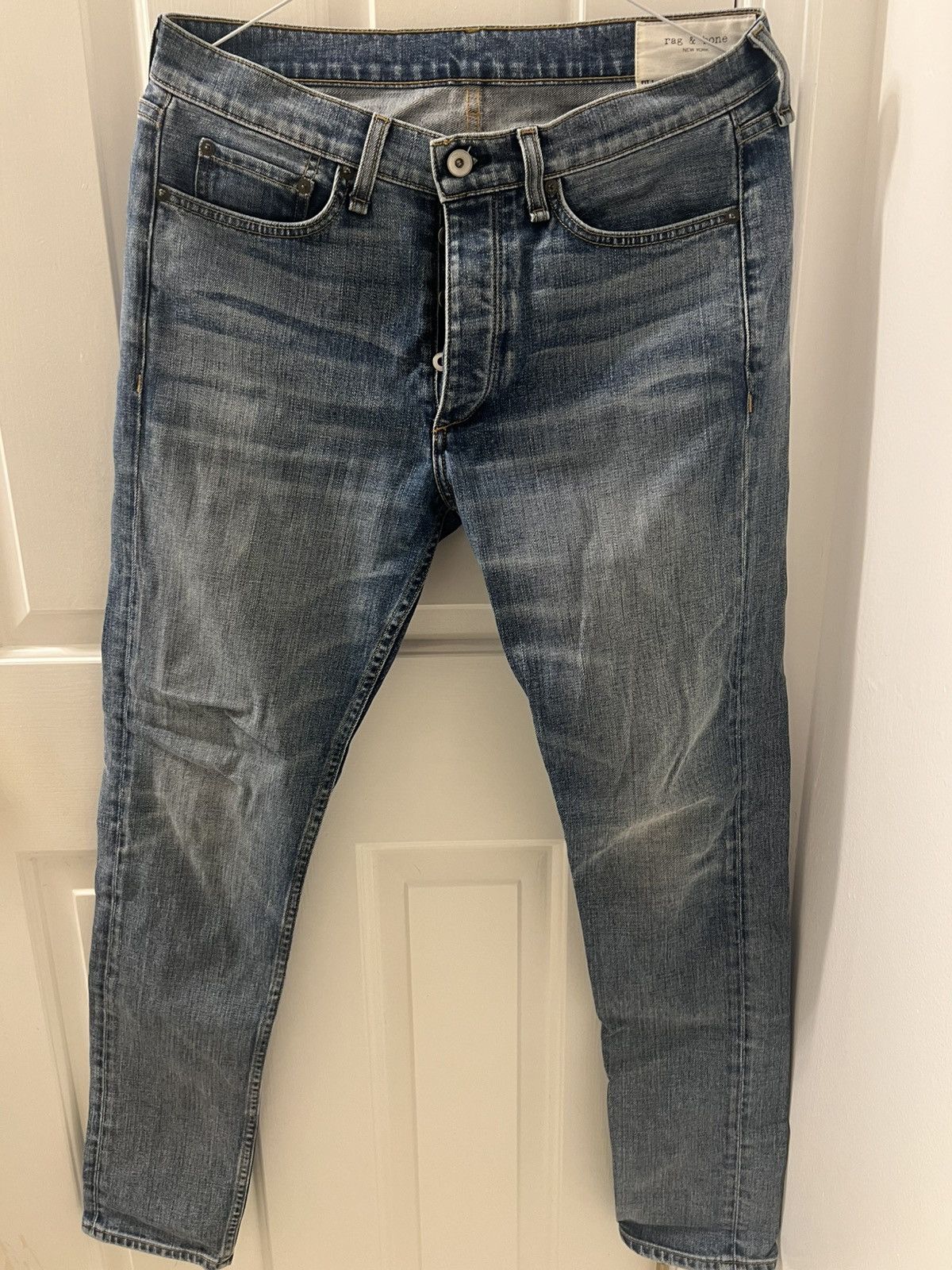 Rag & Bone Rag & Bone Fit 1 Extra Slim Jeans 33 Size US 33 - 1 Thumbnail