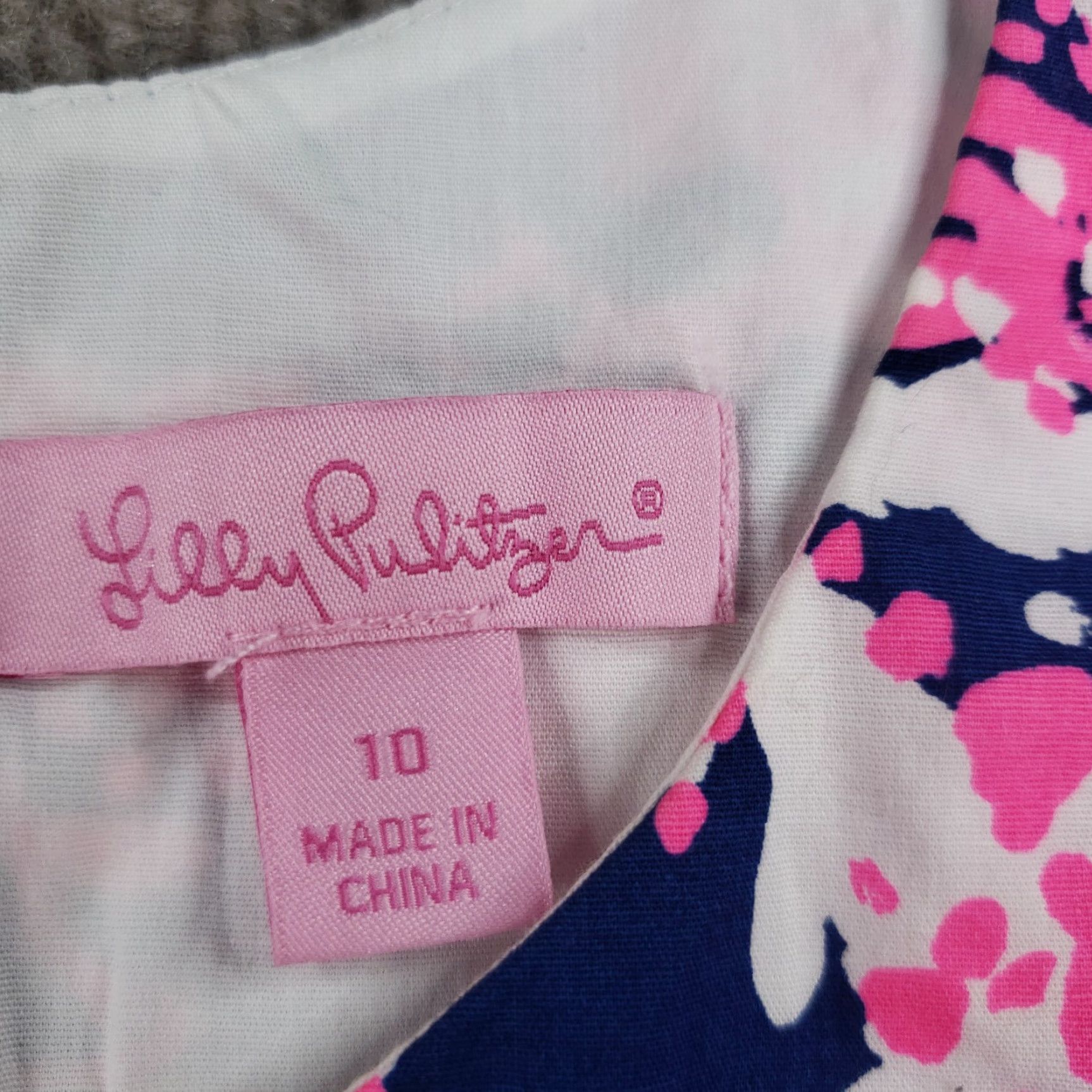 Lilly Pulitzer Lilly Pulitzer Fiesta Dress Womens Size 10 Pink Flare Sleeve Short Shift Size L / US 10 / IT 46 - 6 Thumbnail