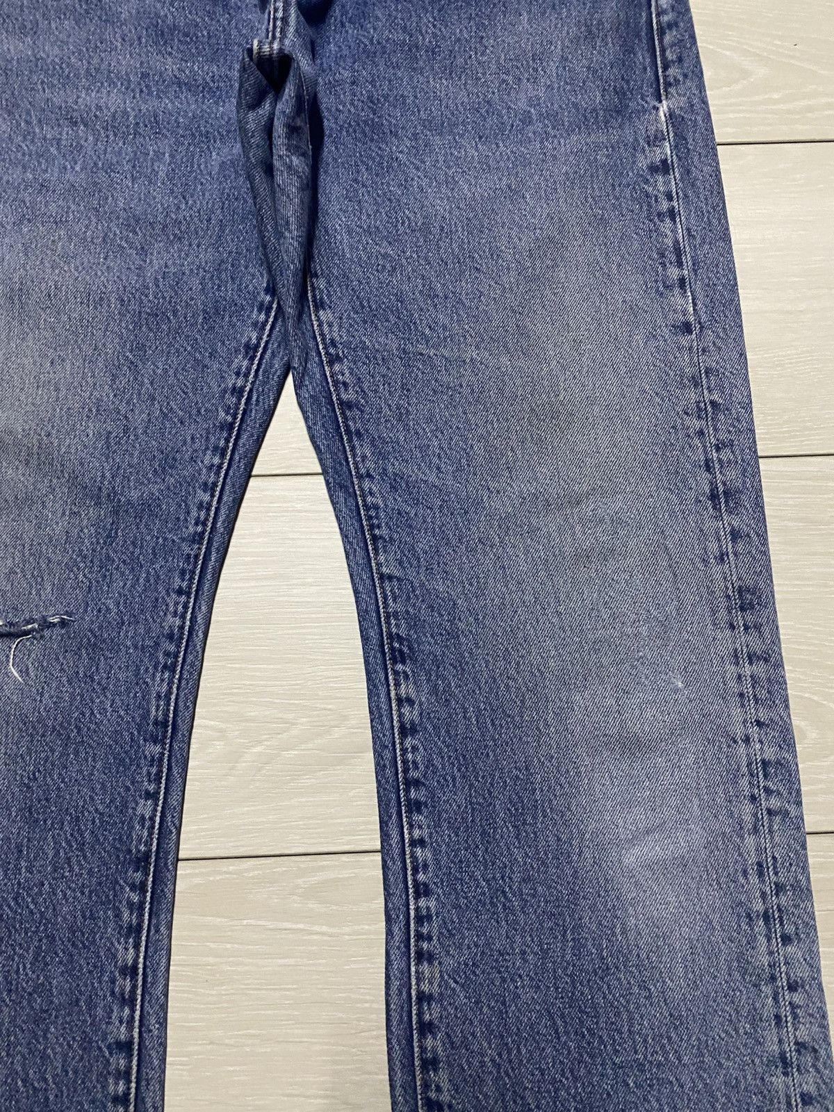 Levi's Made & Crafted Vintage Levis Made & Craft Distressed Tack Slim Jeans Size US 34 / EU 50 - 8 Thumbnail