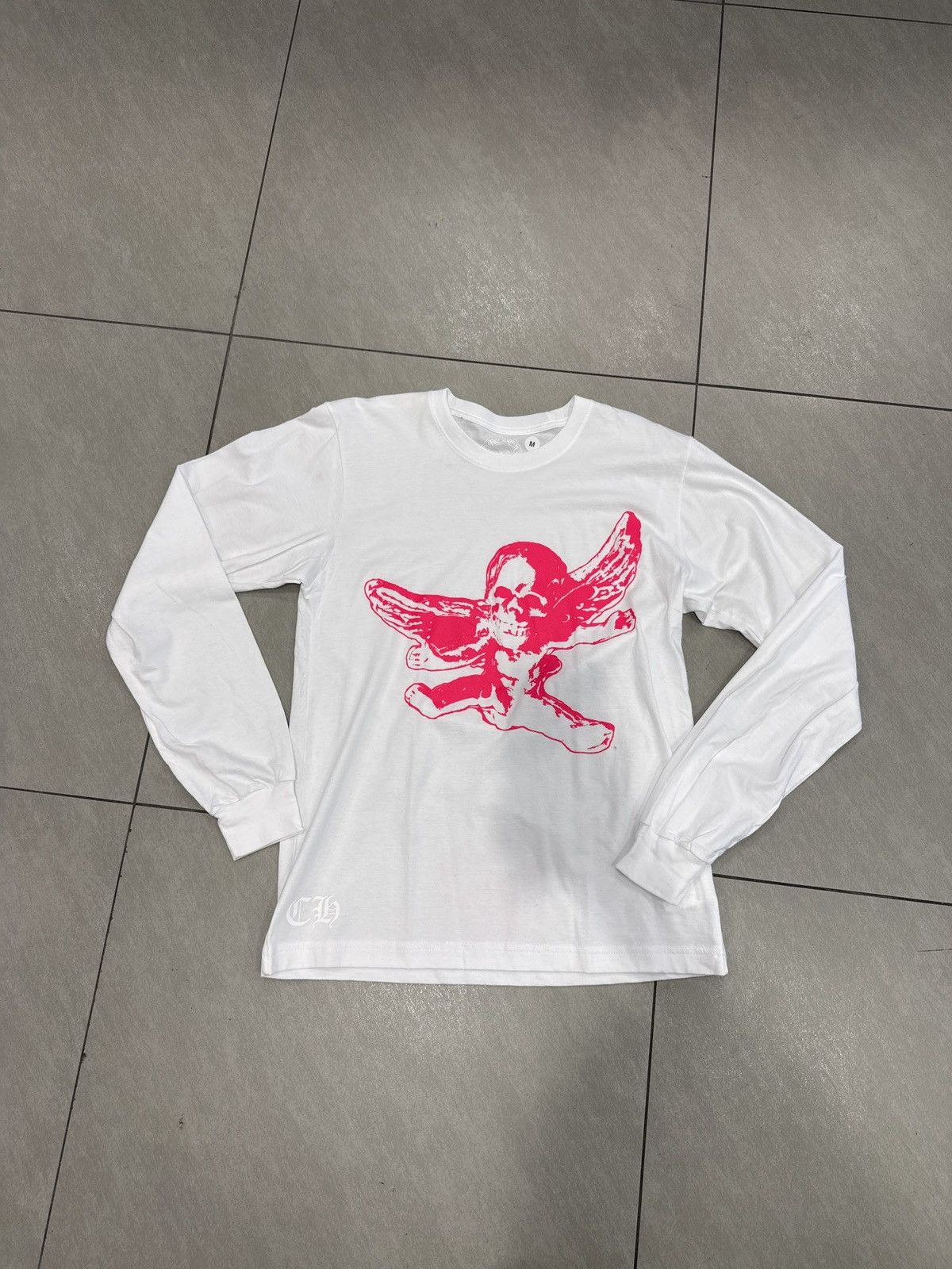 Chrome Hearts Chrome Hearts Foti Long Sleeve Shirt White Pink Size US M / EU 48-50 / 2 - 1 Thumbnail