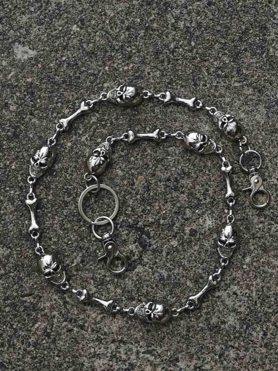 Jewelry Skull Wallet chain Size ONE SIZE - 8 Thumbnail