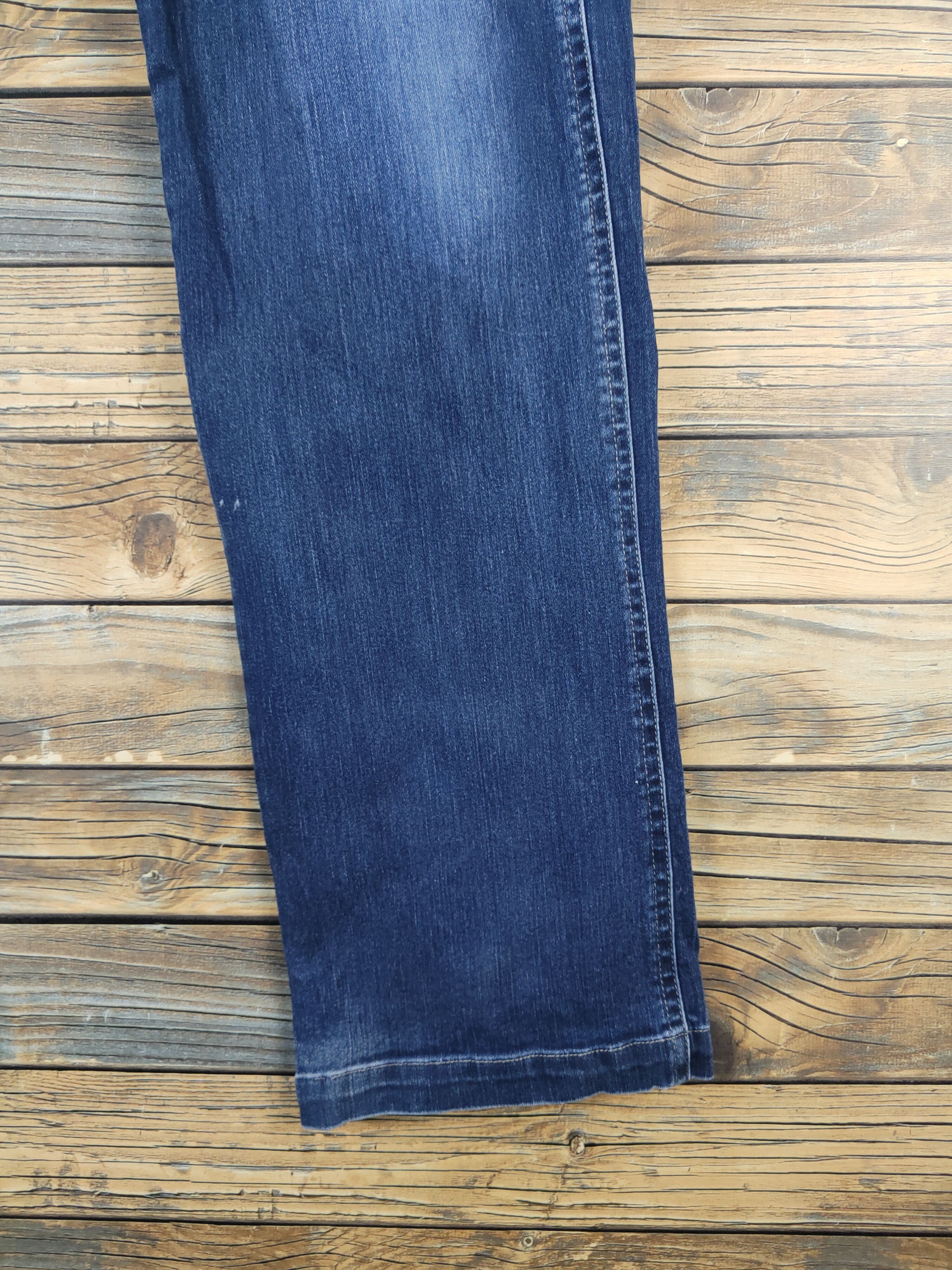 Japanese Brand Japanese Brand Dark Blue Distressed Ripped Jeans #W2084 Size US 34 / EU 50 - 7 Thumbnail
