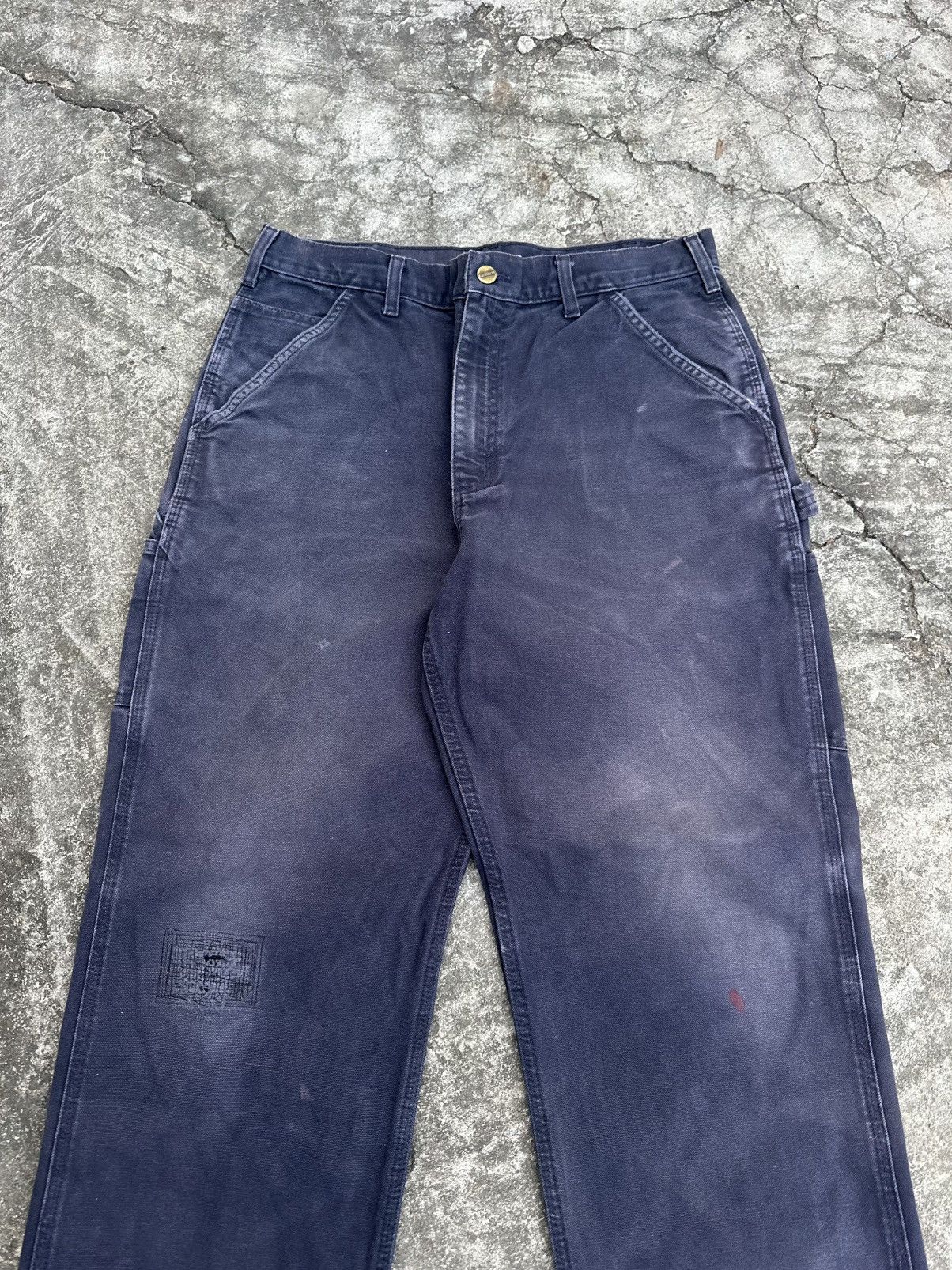 Carhartt × Vintage (34x31) Crazy Vintage Y2K Carhartt Carpenter Pants B11 MDT Size US 34 / EU 50 - 3 Thumbnail