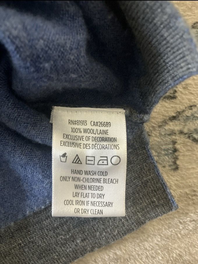 Robert Graham Robert Graham Wool Sweater XL Fits Small Grey Blue Size US S / EU 44-46 / 1 - 4 Thumbnail