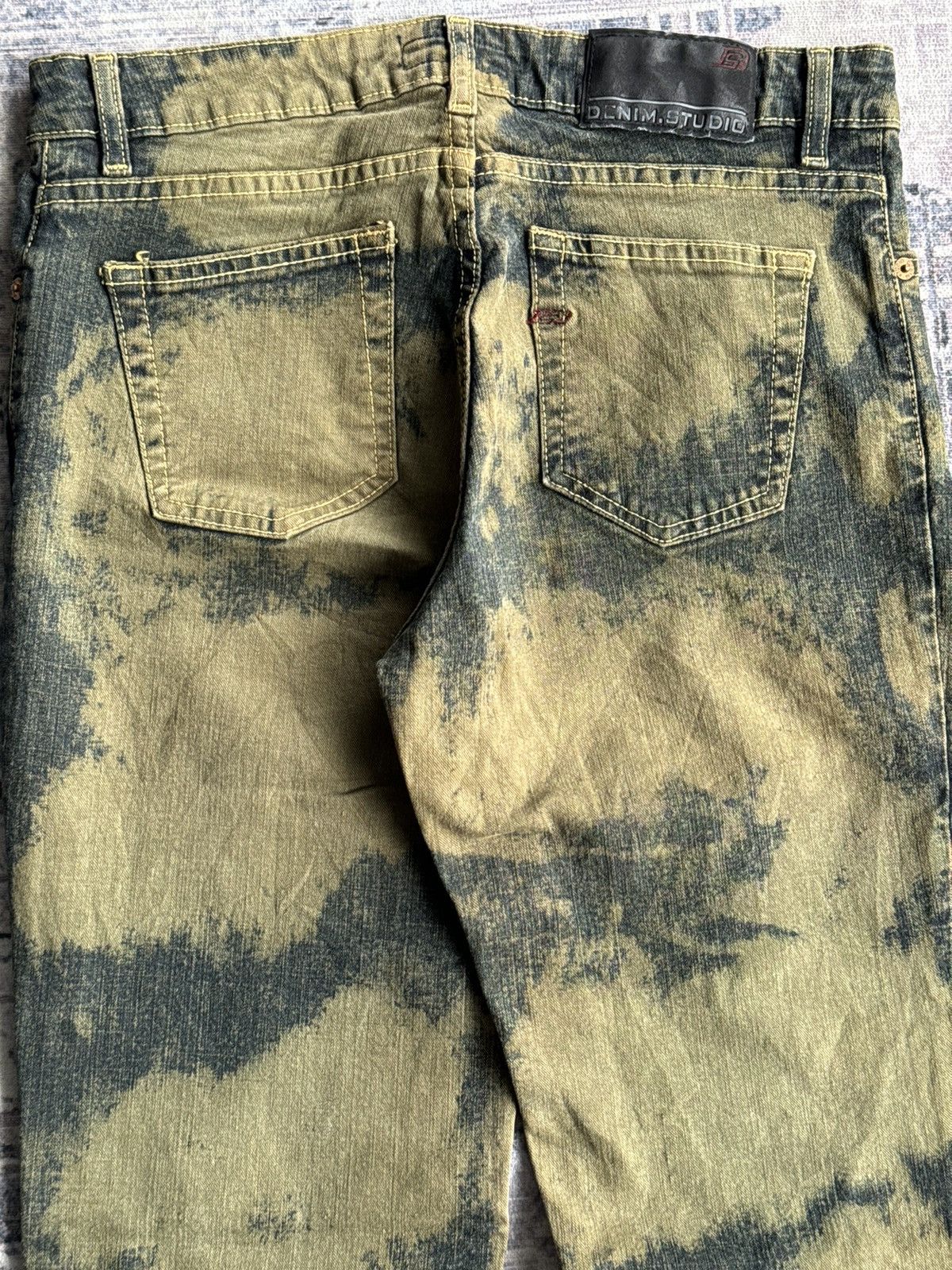 Tornado Mart Denim Studio Acid Washed Punk Flared Denim / ifsixwasnine Size US 30 / EU 46 - 7 Thumbnail