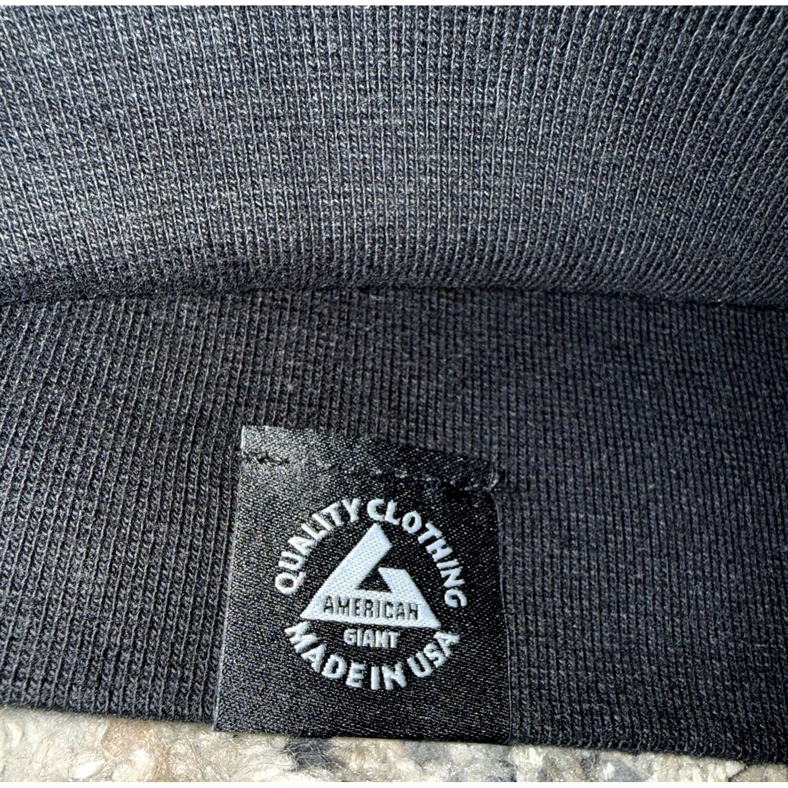 Vintage VINTAGE American Giant Moto Full Zip Sweatshirt Mens S Black Heavyweight Made USA Size US S / EU 44-46 / 1 - 6 Thumbnail