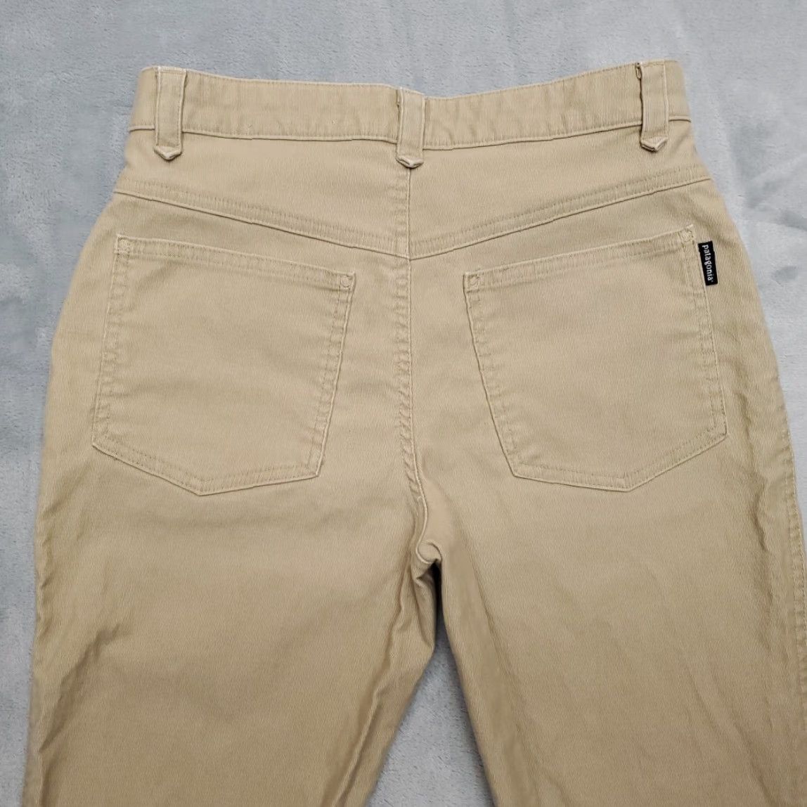 Patagonia VINTAGE Patagonia Pants Womens 27x28 Corduroy Boot Cut Retro 80s 90s Beige Pockets Chino Cotton Solid Front Zip Womens Size 27" / US 4 / IT 40 - 7 Thumbnail