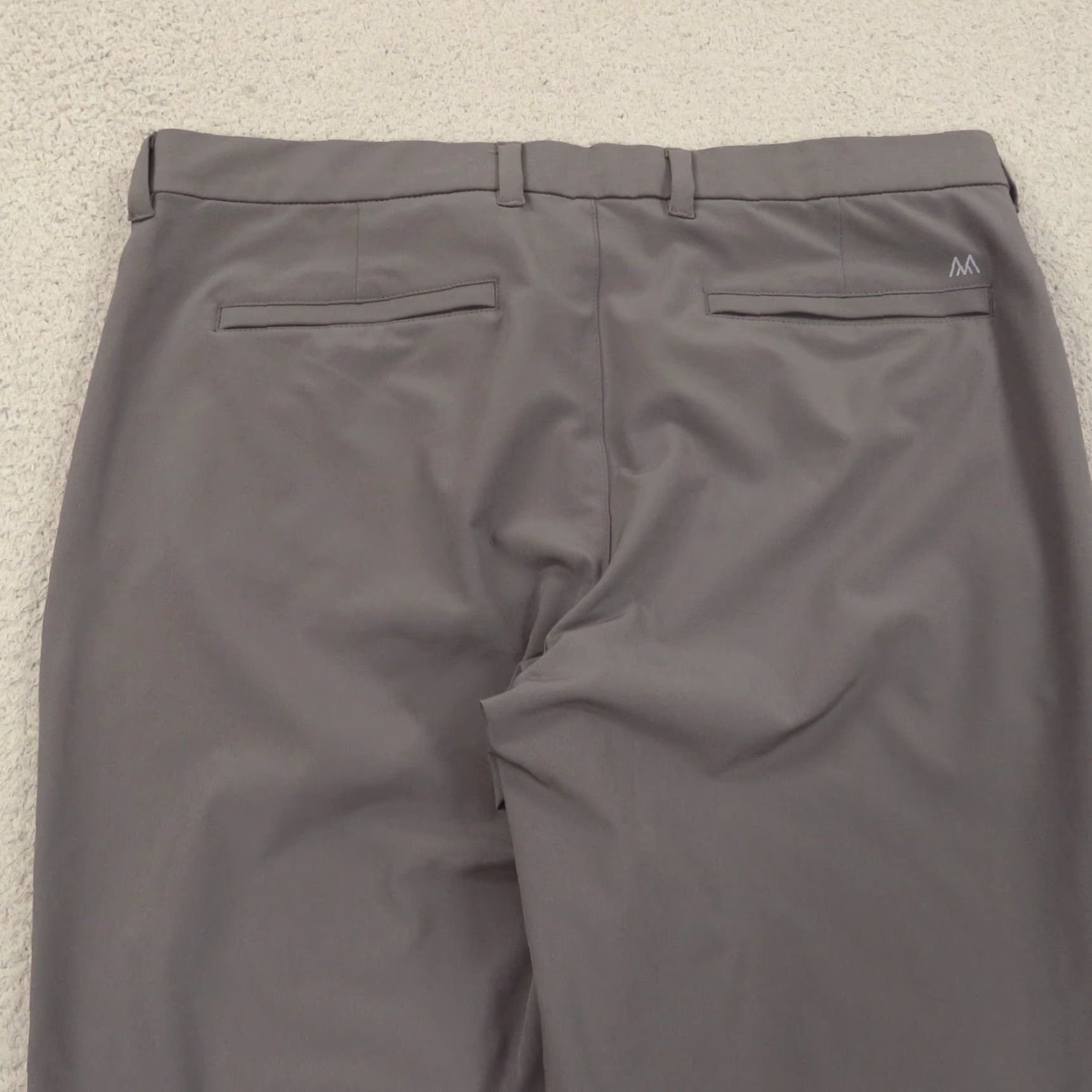 Mizzen+Main Mizzen + Main Pant Men Slim Charcoal Helmsman 35x30 Chinos Business Casual Workwear 5-Pocket Flat Front Slim Fit Pant Mens Size US 35 - 3 Thumbnail