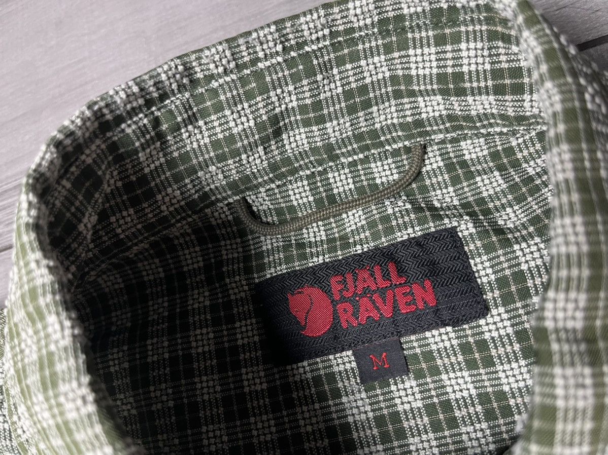 Fjallraven Fjallraven shirt check green white short sleeve equipment Size US M / EU 48-50 / 2 - 5 Thumbnail