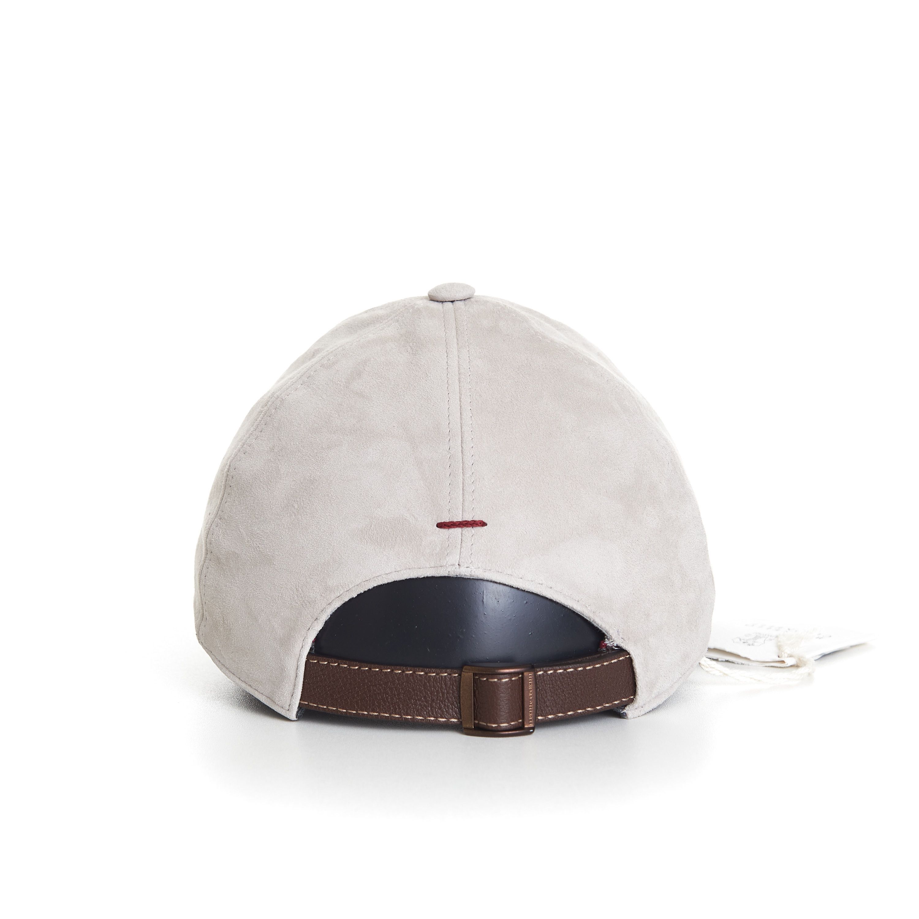 Brunello Cucinelli Baseball Cap In Suede With Embroidered Logo Size ONE SIZE - 4 Thumbnail