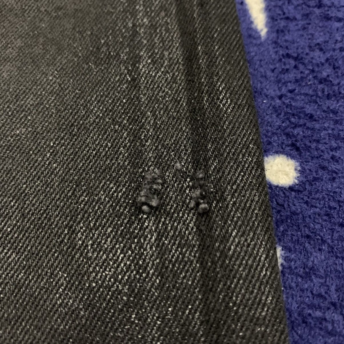 Vintage Edwin 503ZZ Waxed Jeans Black Coated Japan Denim