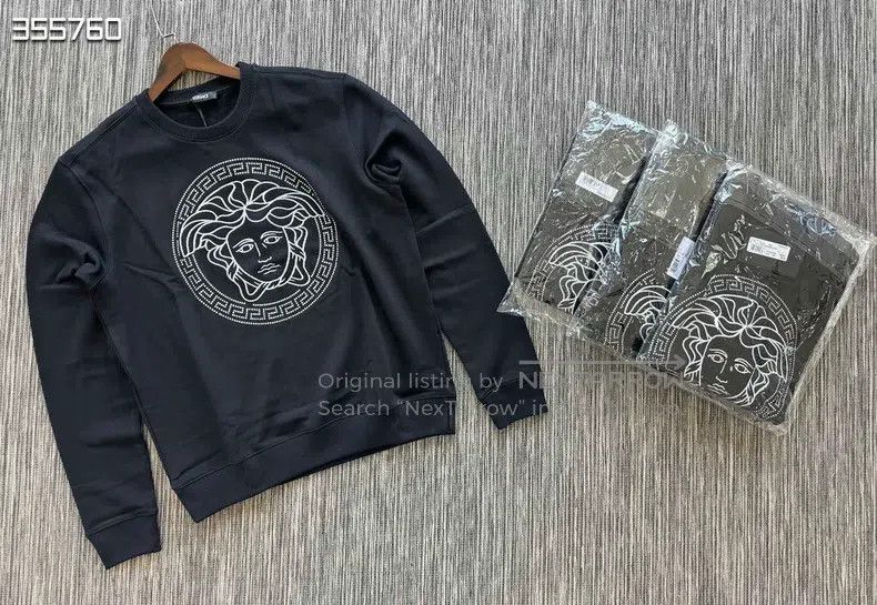 Versace Versace Black sweatshirt Size US L / EU 52-54 / 3 - 1 Thumbnail