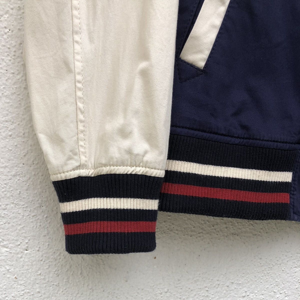 Burberry Burberry Black Label Cotton Gold Button Varsity Jacket Size US M / EU 48-50 / 2 - 10 Thumbnail