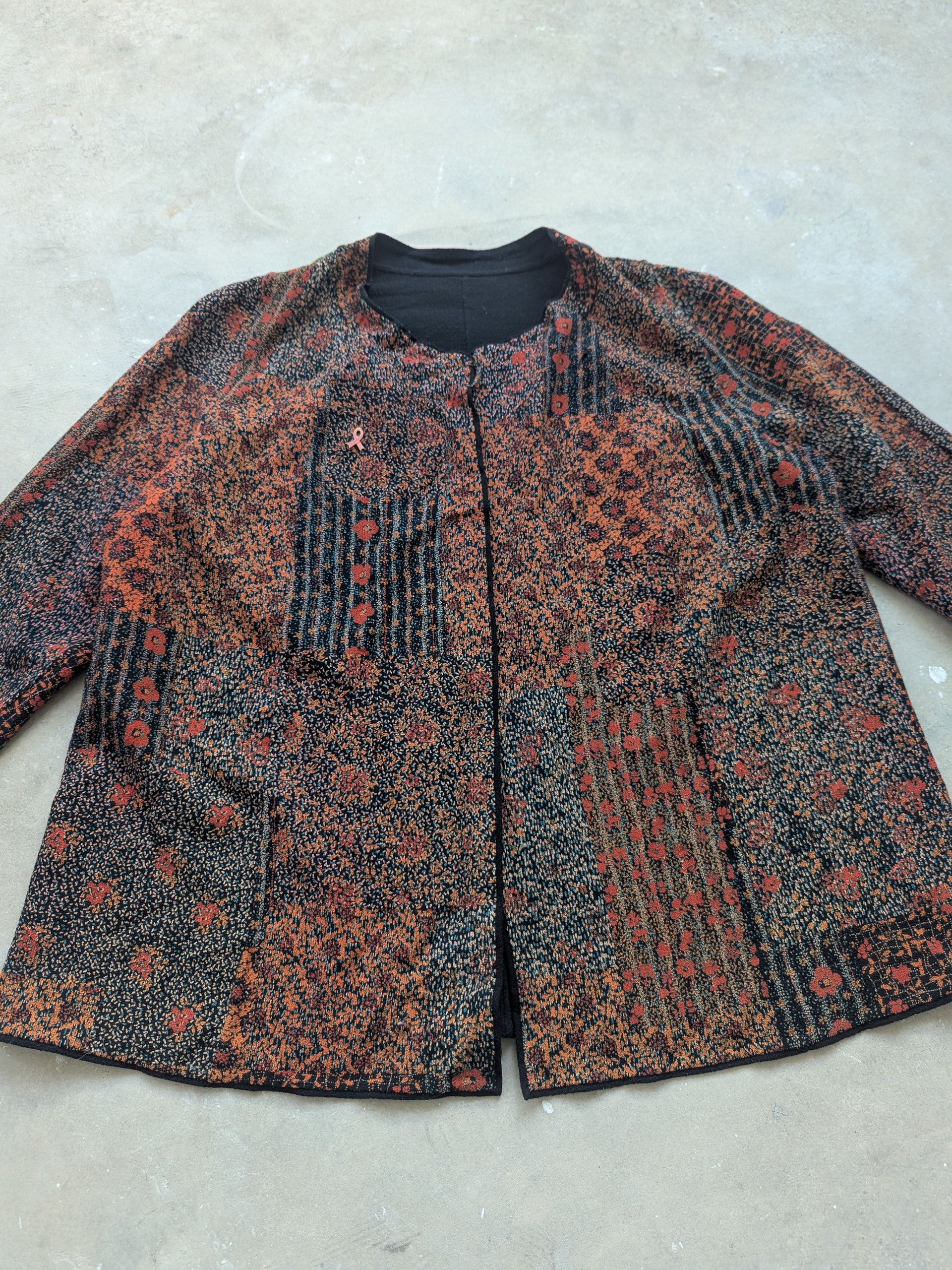 Japanese Brand × Vintage 🇯🇵 Vintage Cardigan Jacket Art Motif Size M / US 6-8 / IT 42-44 - 7 Thumbnail