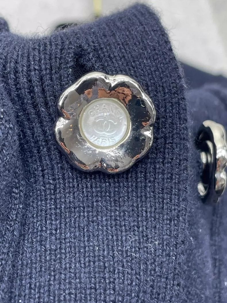 Chanel Chanel 24P double-sided cashmere knitted cardigan jacket 25 Size XXS / US 00 / IT 34 - 9 Thumbnail