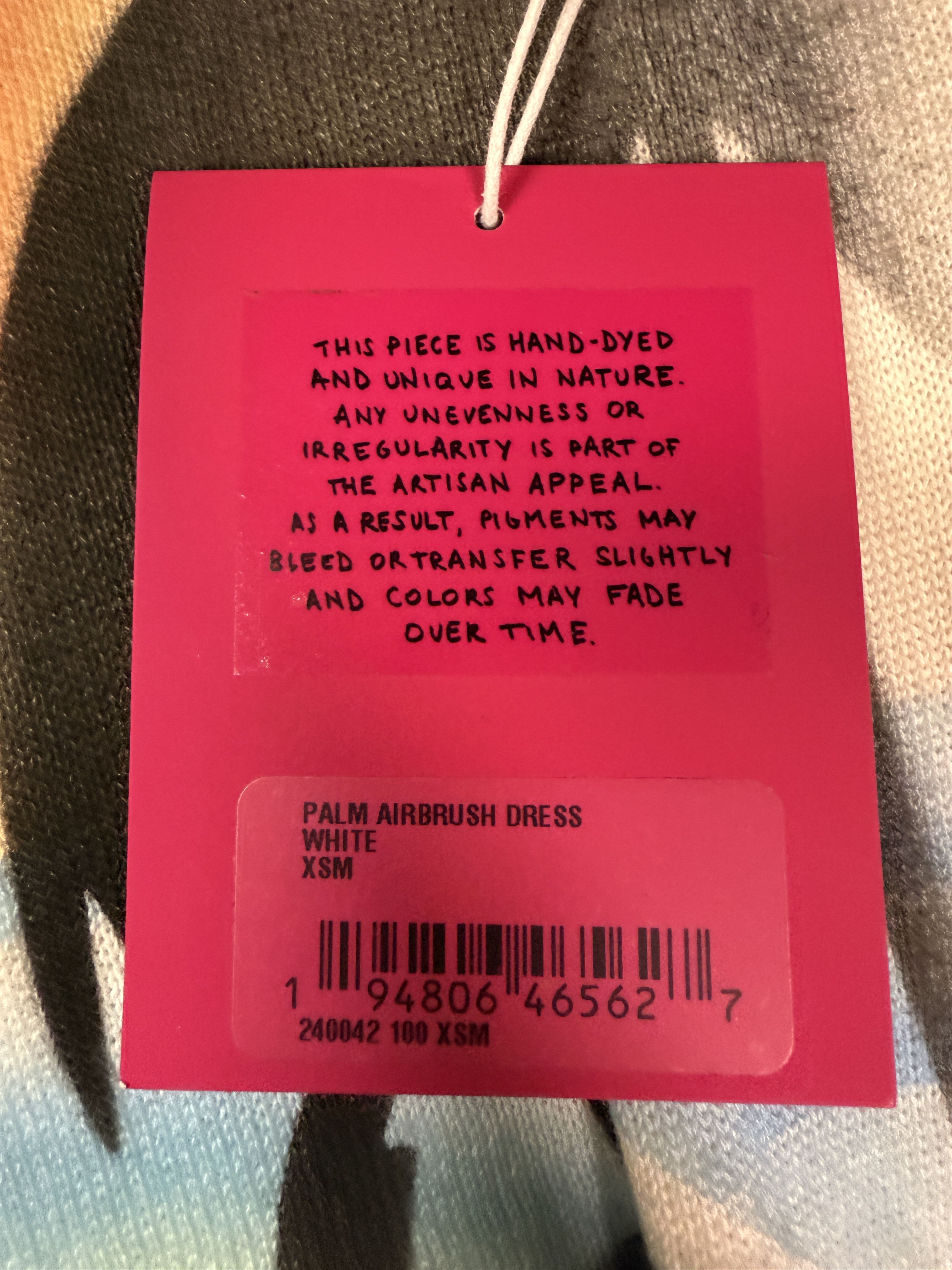 The Elder Statesman $725 The Elder Statesman Palm Airbrush Cashmere Dress Size XS / US 0-2 / IT 36-38 - 10 Thumbnail