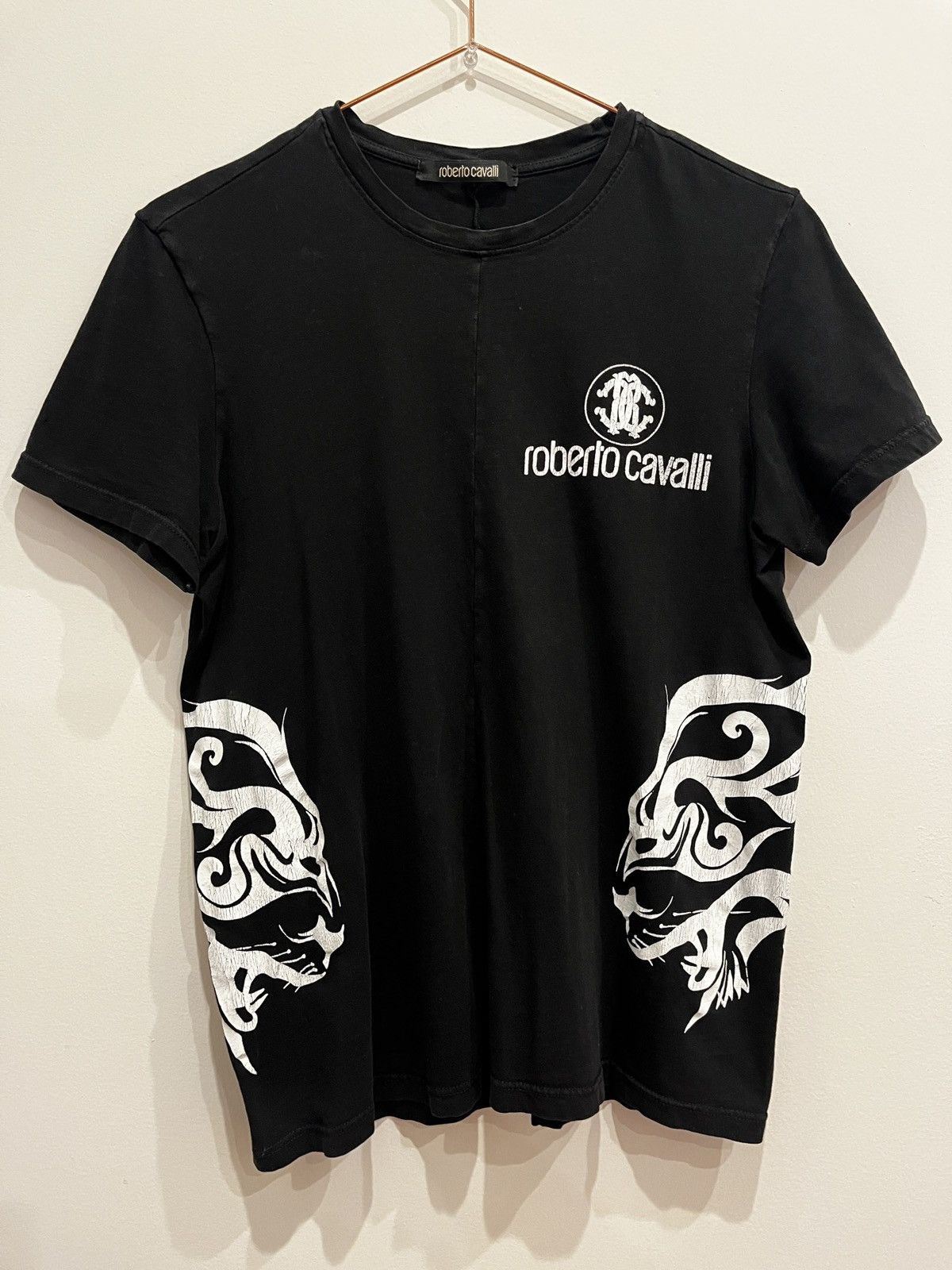 Roberto Cavalli Y2K Roberto Cavalli Cropped T Shirt (unisex) Size US S / EU 44-46 / 1 - 3 Thumbnail