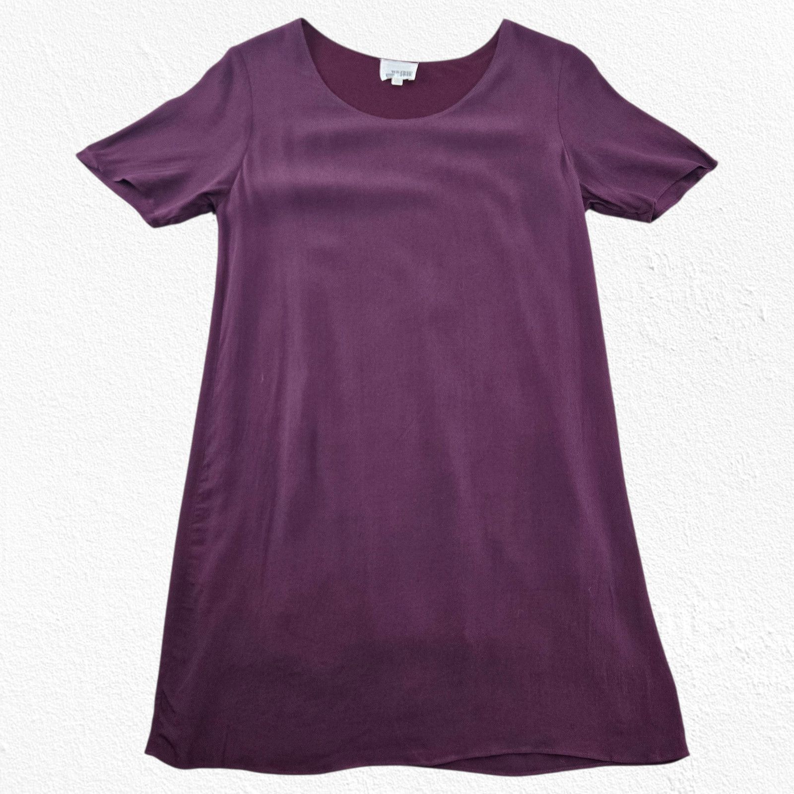 Other Wilfred Free Plum Shift Short Sleeve Dress Size Small Size S / US 4 / IT 40 - 2 Thumbnail