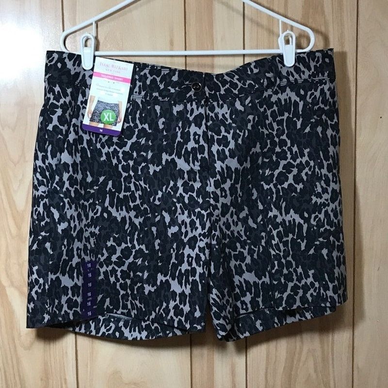 Isaac Mizrahi NWT Isaac Mizrahi New York Leopard Tailored Shorts 16 Size 38" / US 16 / IT 52 - 1 Thumbnail