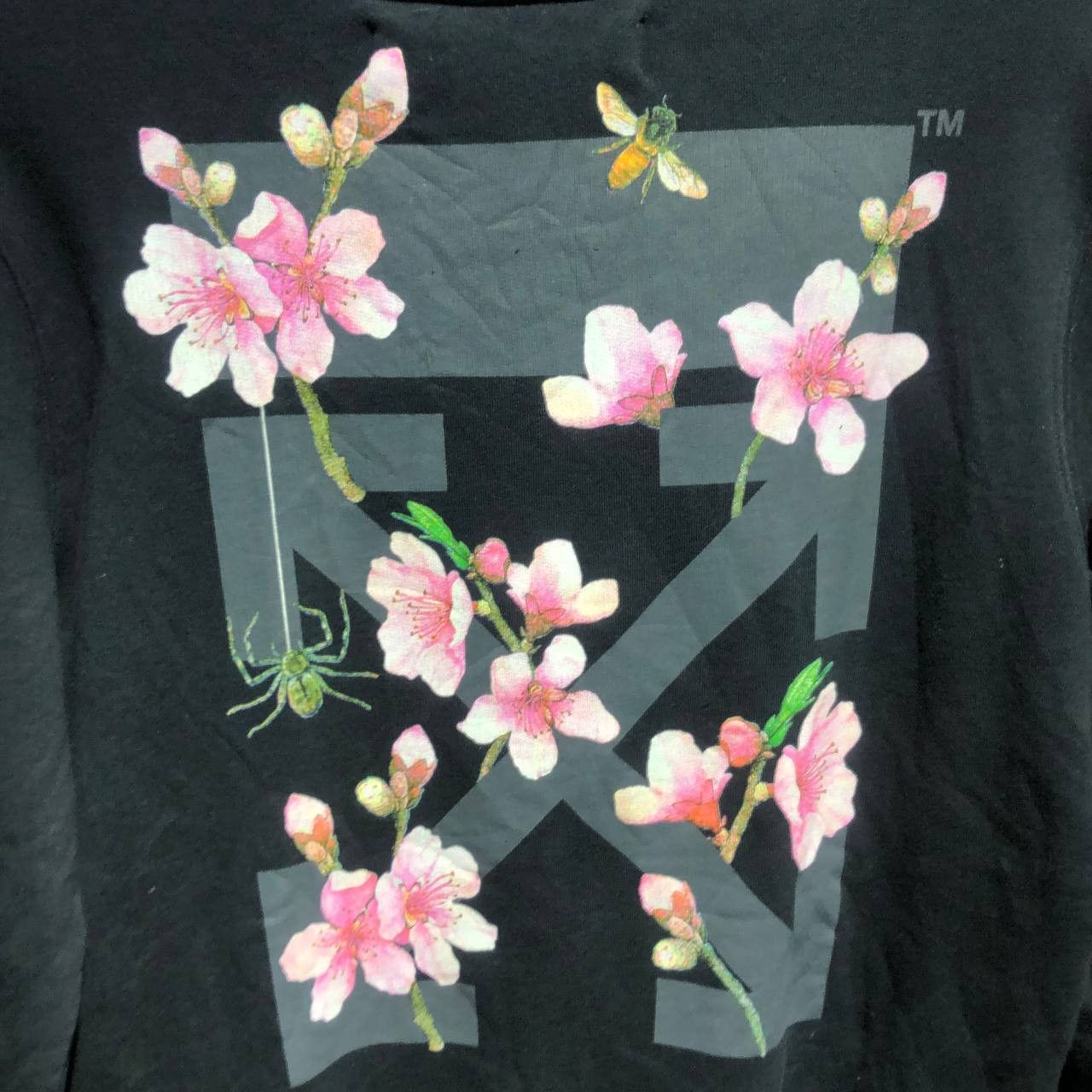 Off-White Off-White Cherry Blossom Sakura Arrows Crewneck L/S Size US M / EU 48-50 / 2 - 8 Thumbnail