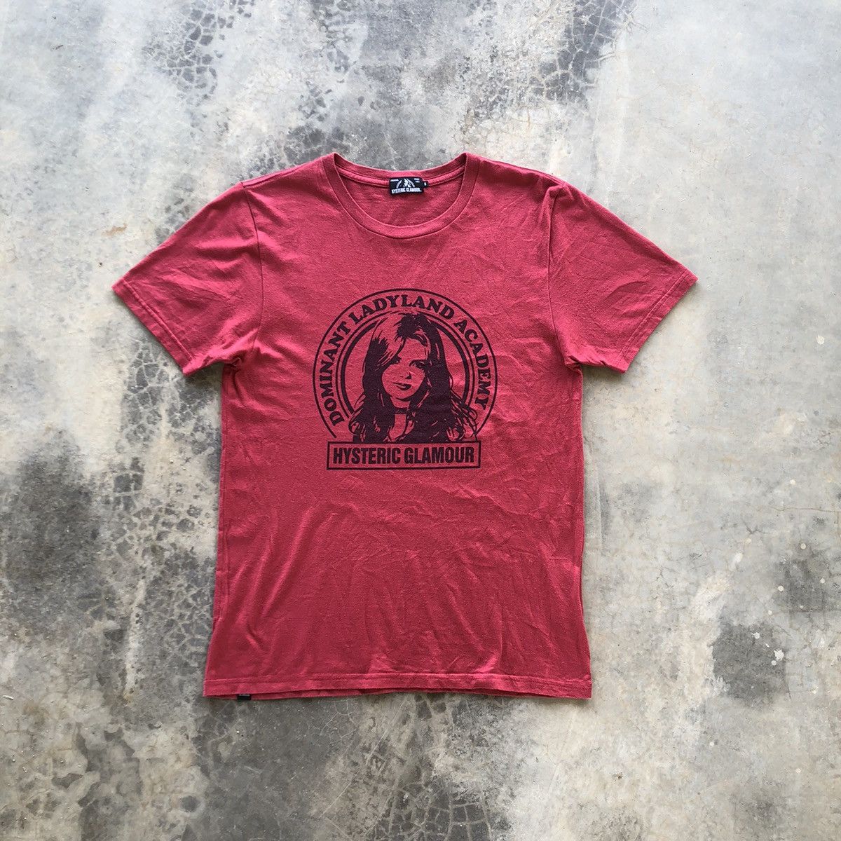 image of Hysteric Glamour Dominant Ladyland Academy T-Shirt in Red, Men's (Size Small)