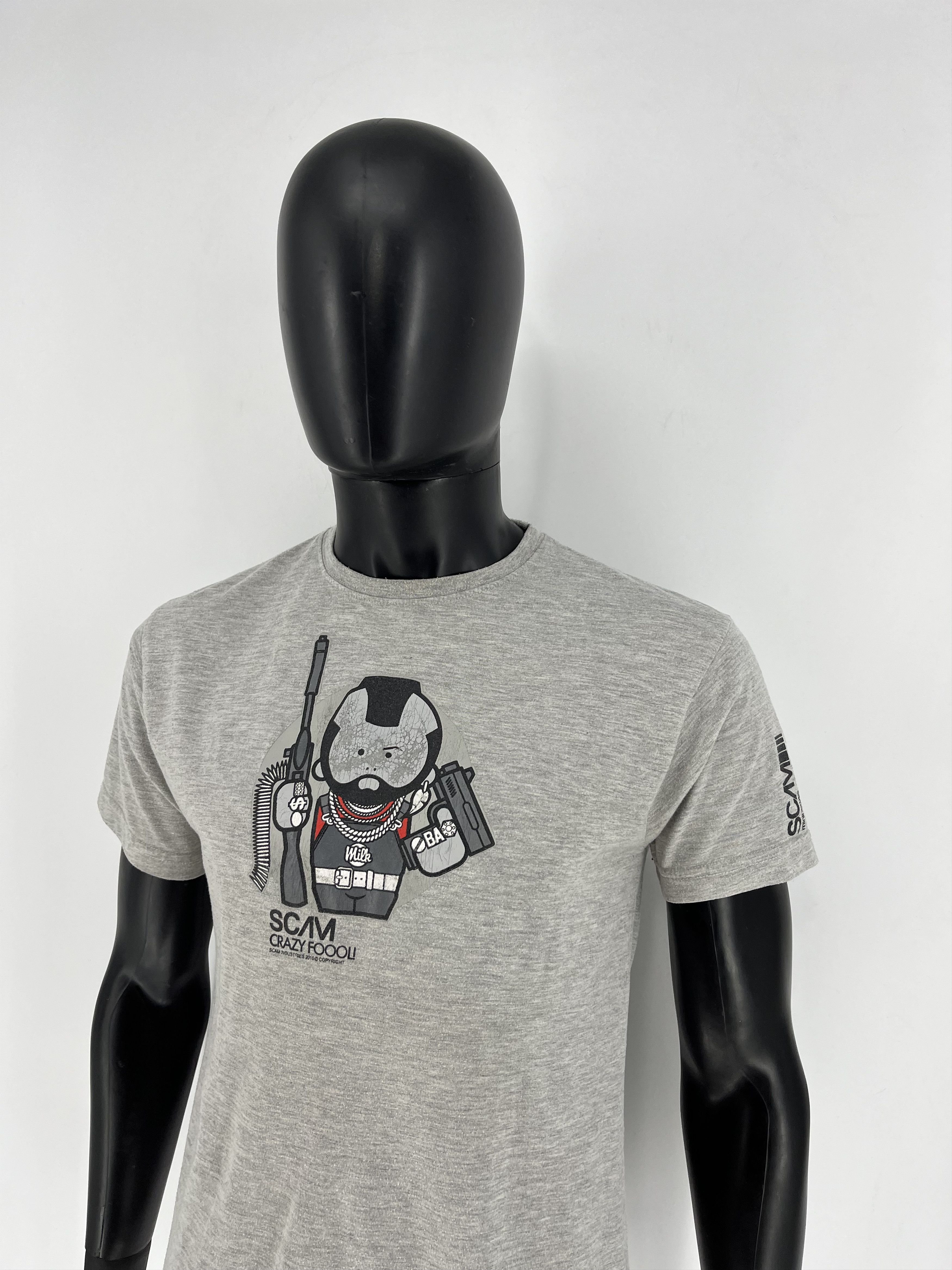 Cartoon Network Vintage Pulp Fiction Movie Cartoon by Scam Gangster TShir Size US L / EU 52-54 / 3 - 4 Thumbnail