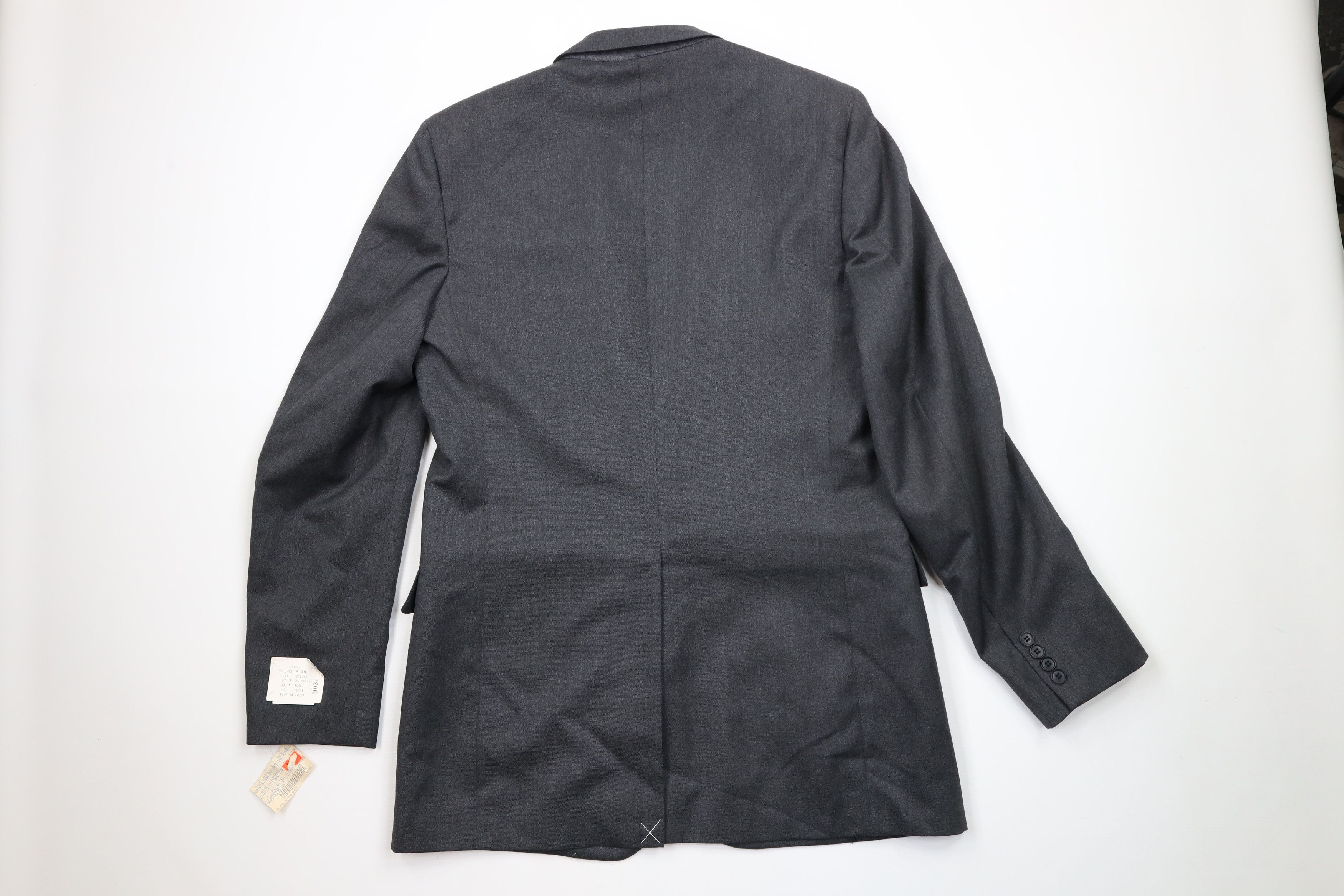 Vintage Deadstock Vintage 90s Streetwear Hand Tailored Wedding Suit Size 42L - 8 Thumbnail