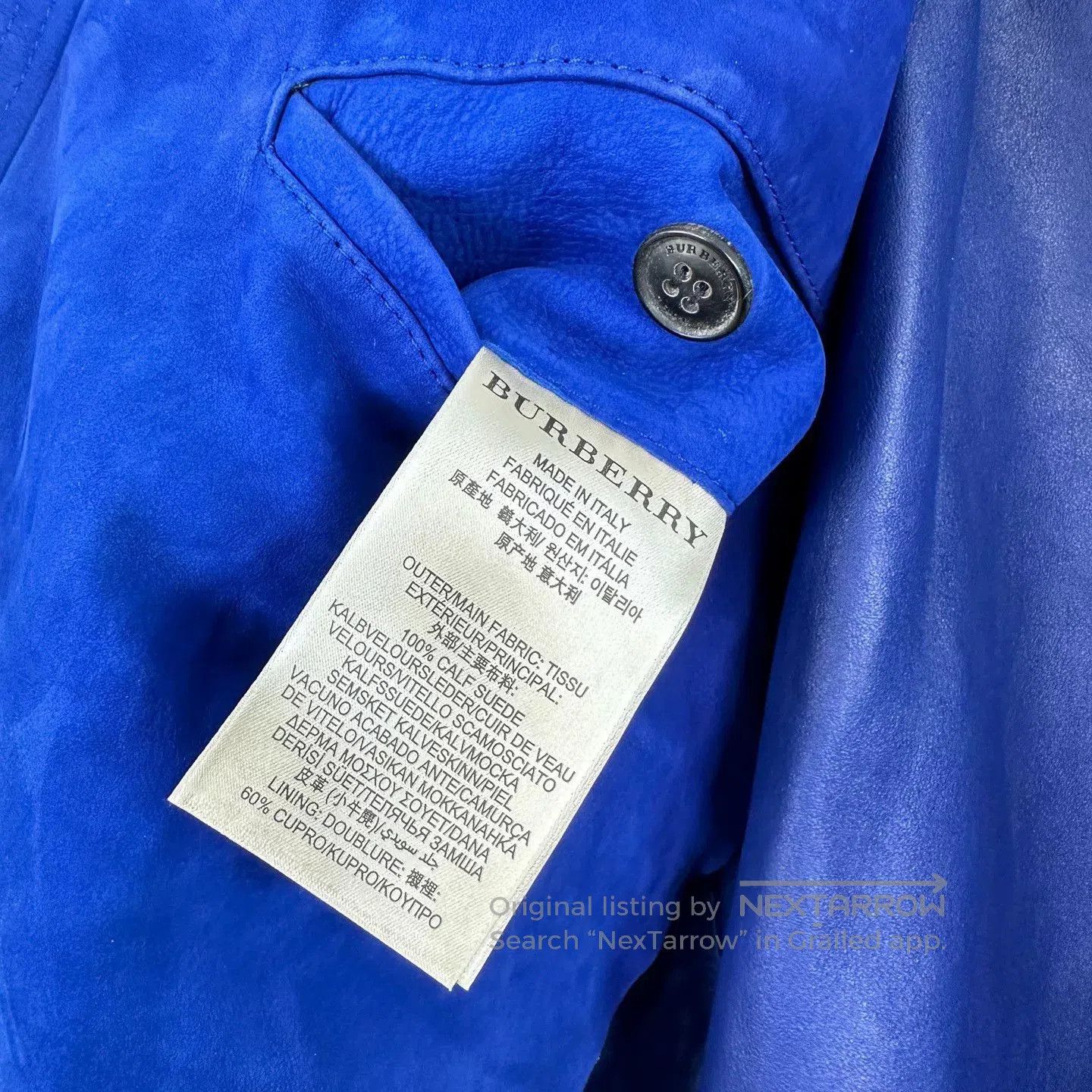 Burberry Burberry Suede Hunting Jacket XS. Size US XS / EU 42 / 0 - 5 Thumbnail