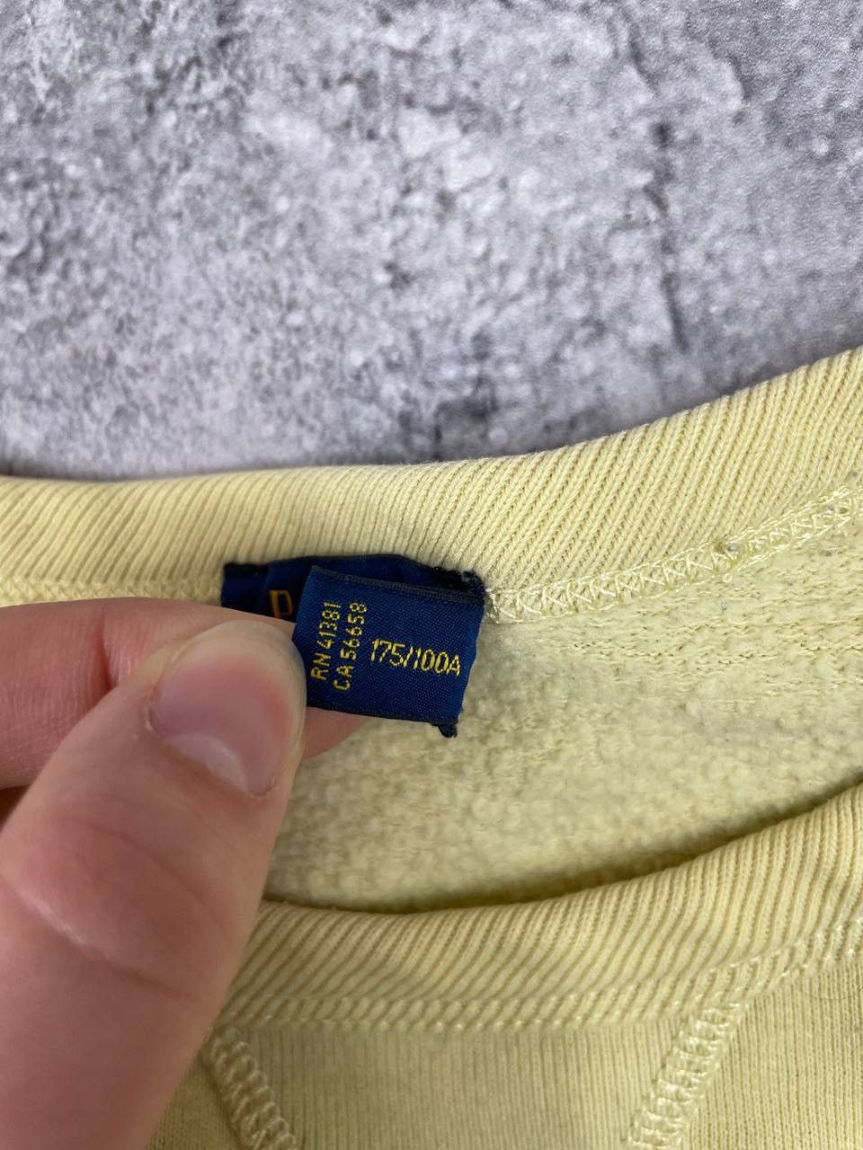 Polo Ralph Lauren Polo Ralph Lauren Men Vintage Sweatshirt Yellow Size XL Size US XL / EU 56 / 4 - 6 Thumbnail