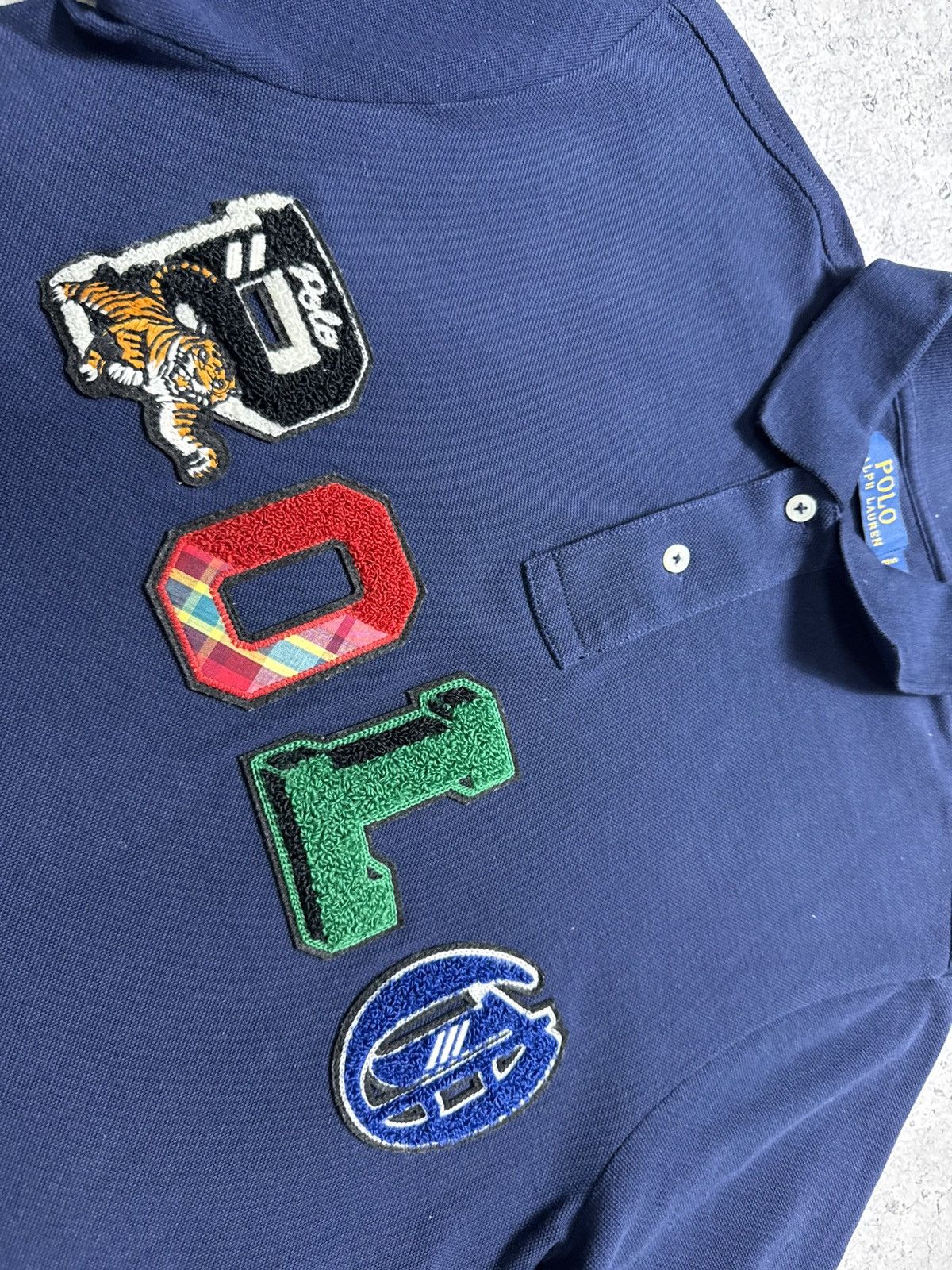 Polo Ralph Lauren Polo Ralph Lauren Big Logo Polo Shirt Navy Vintage Size S Size US S / EU 44-46 / 1 - 5 Thumbnail