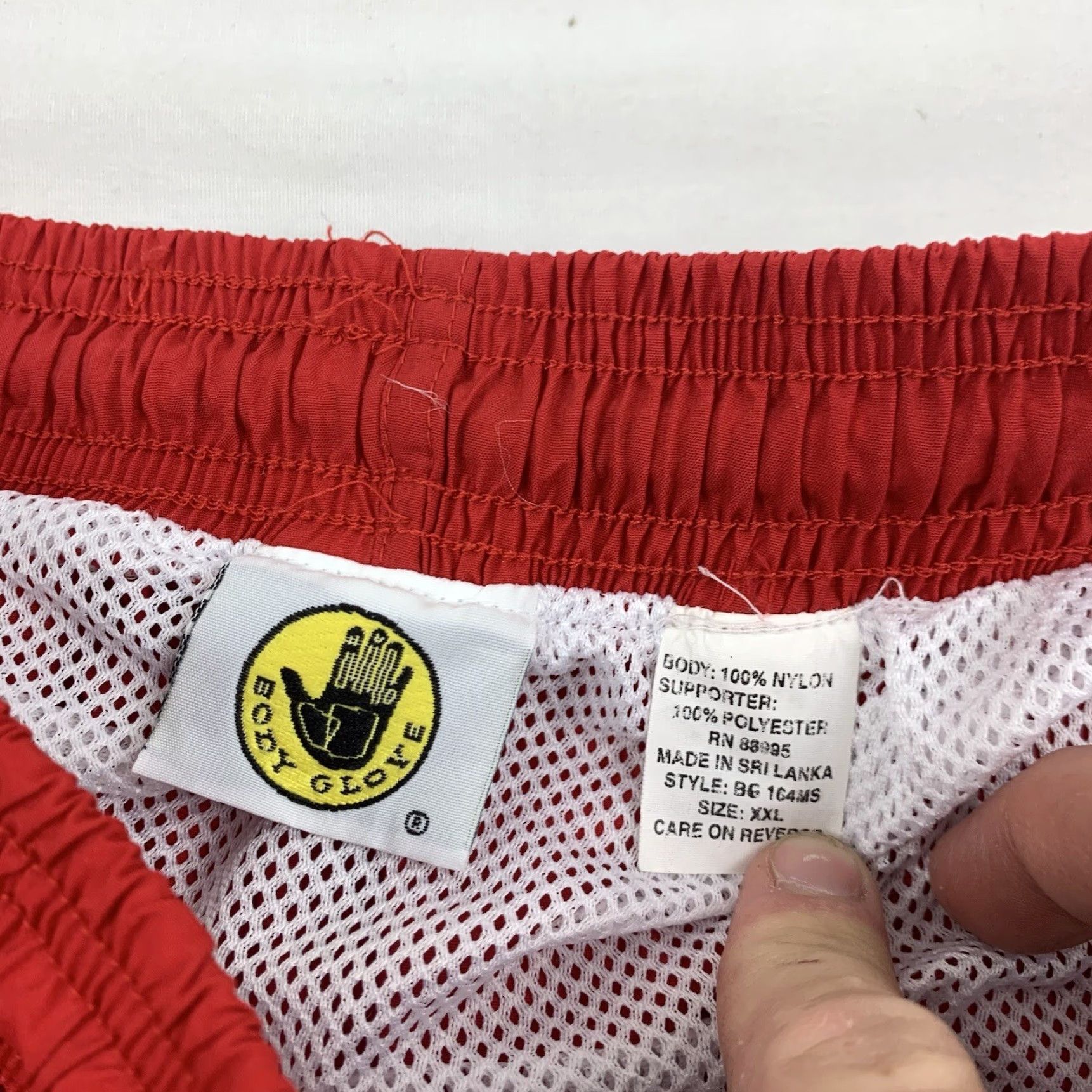 Body Glove VINTAGE Body Glove Swim Trunks Men 2XL Red Trunks Beach Pool 90s USA Swimsuit Shorts Size US 39 - 4 Thumbnail