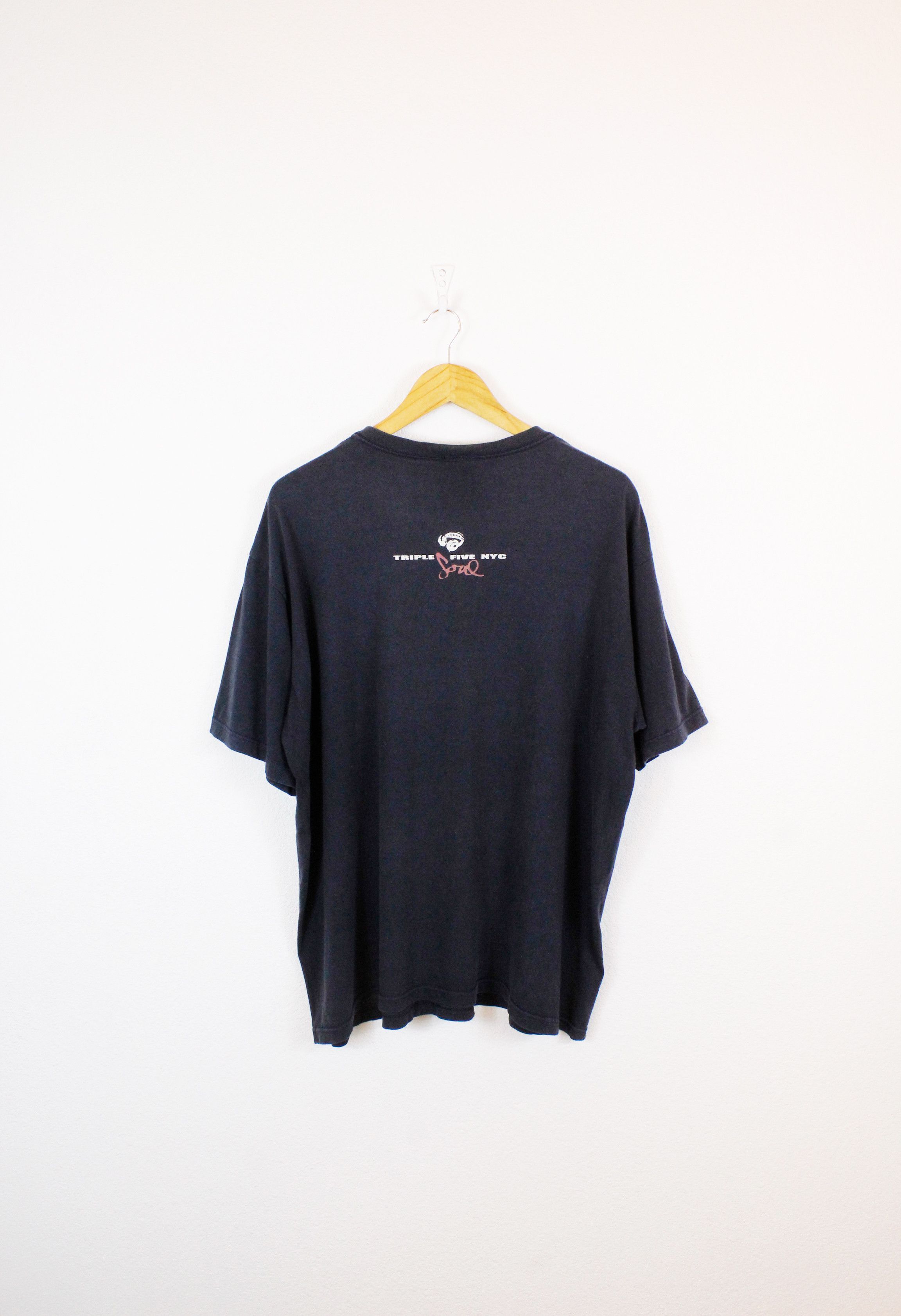 Triple 5 Soul × Vintage Vintage 90s Triple 5 Soul NYC Graphic Logo Tee T-shirts Size US XL / EU 56 / 4 - 5 Thumbnail