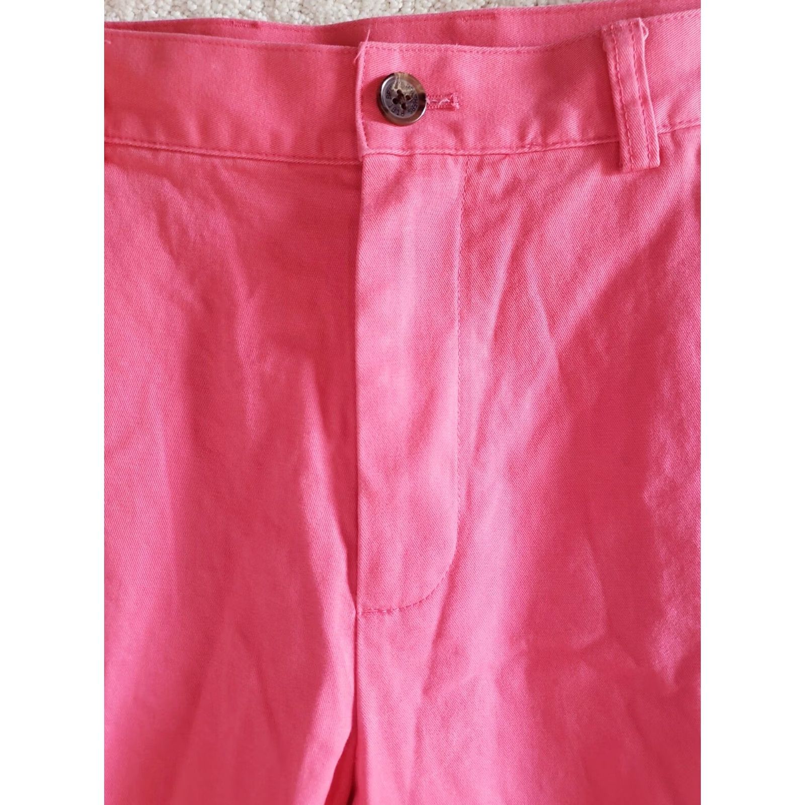 Brooks Brothers Brooks Brothers 346 Mens Chino Pants Size 32x30 HOT PINK Mid Rise Straight Golf Casual Comfort Pockets Flat Front Zip Size US 32 / EU 48 - 5 Thumbnail