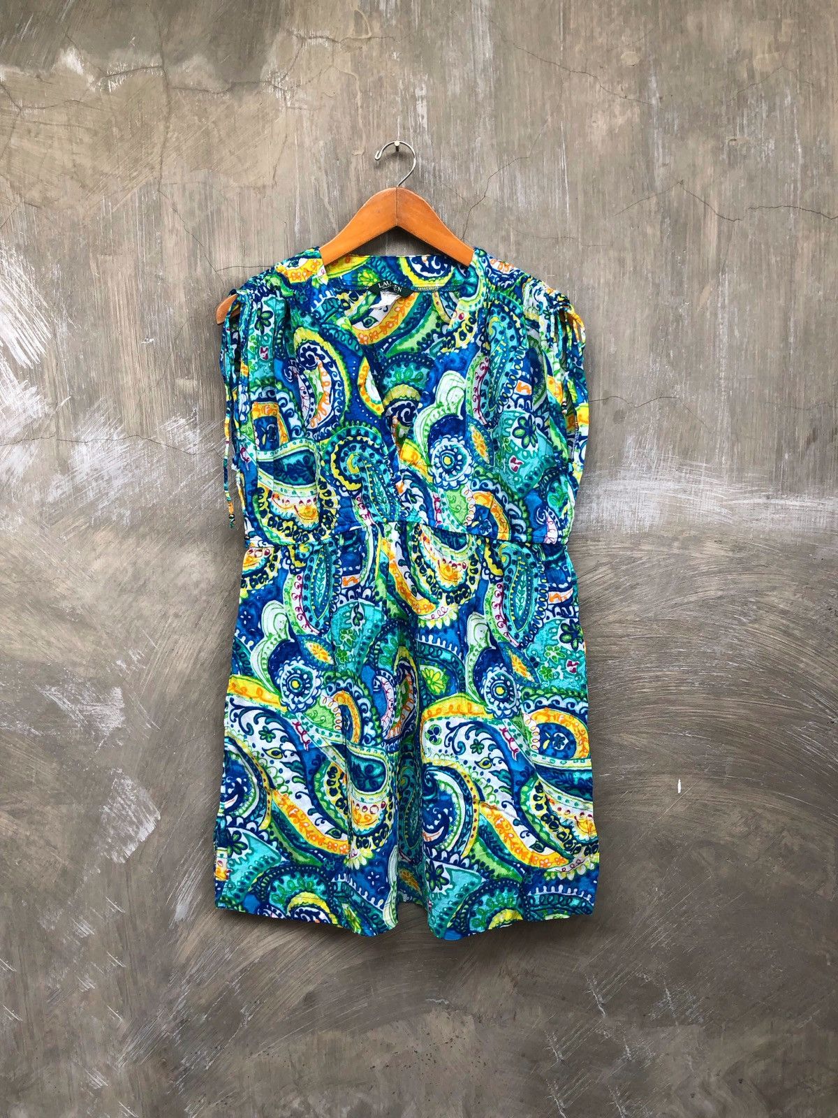 Ralph Lauren Vintage Lauren Ralph Lauren Sleeveless Midi Dress Size L / US 10 / IT 46 - 1 Thumbnail