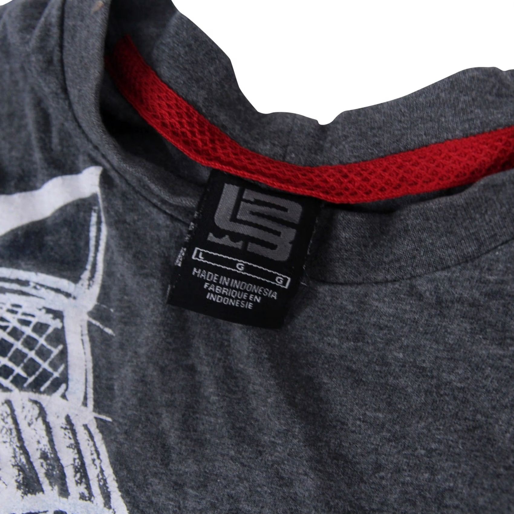Nike VINTAGE Nike Lebron Air Zoom 4 T-Shirt Mens Large Grey Graphic Shirt 90s 00s Mens Size US L / EU 52-54 / 3 - 4 Thumbnail