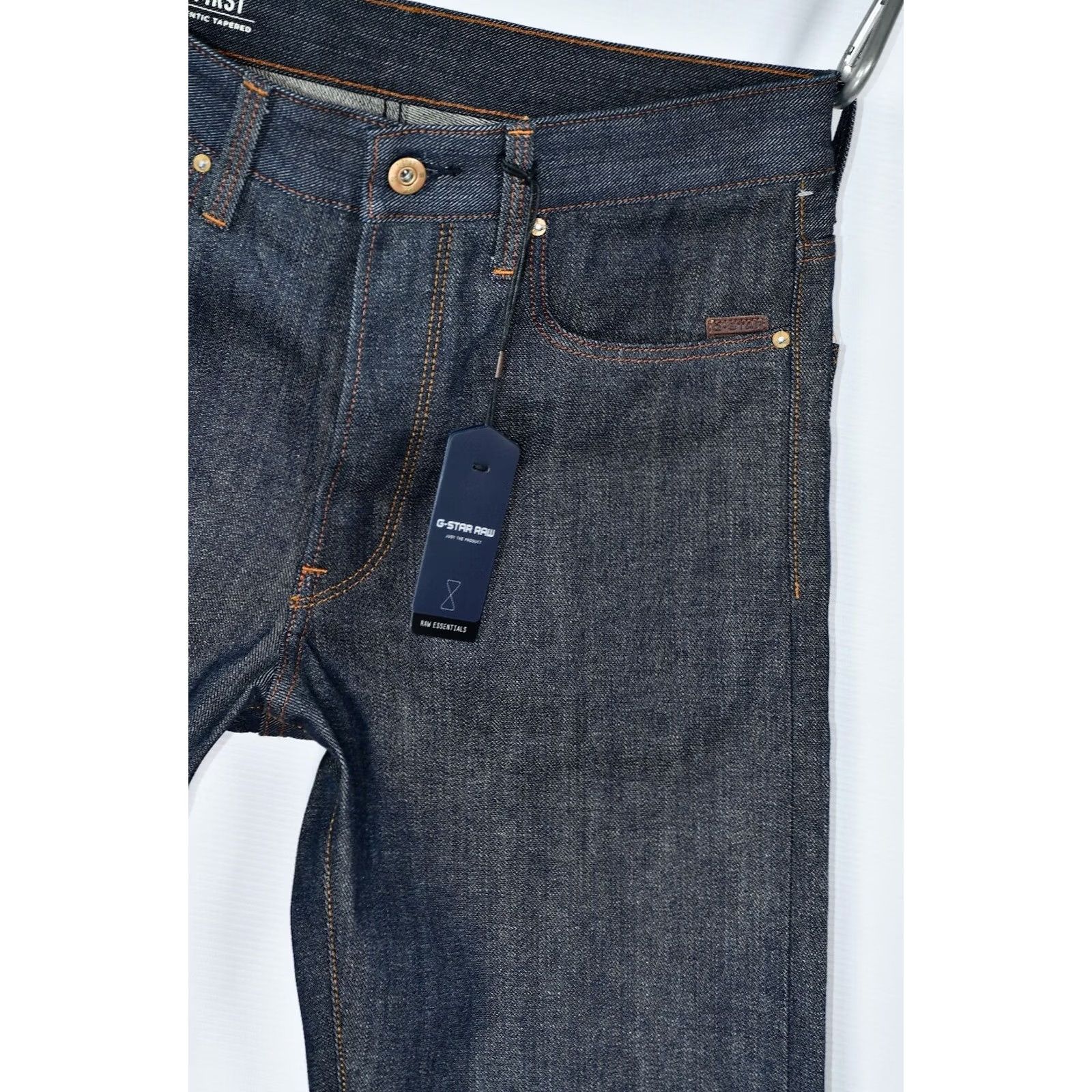 G-Star G-Star Raw RE US First Authentic Tapered Streaky Red Listing Selvage W31/32 Jeans Mens Regular Cotton 100% Tight Fit Vintage No Size US 31 - 4 Thumbnail