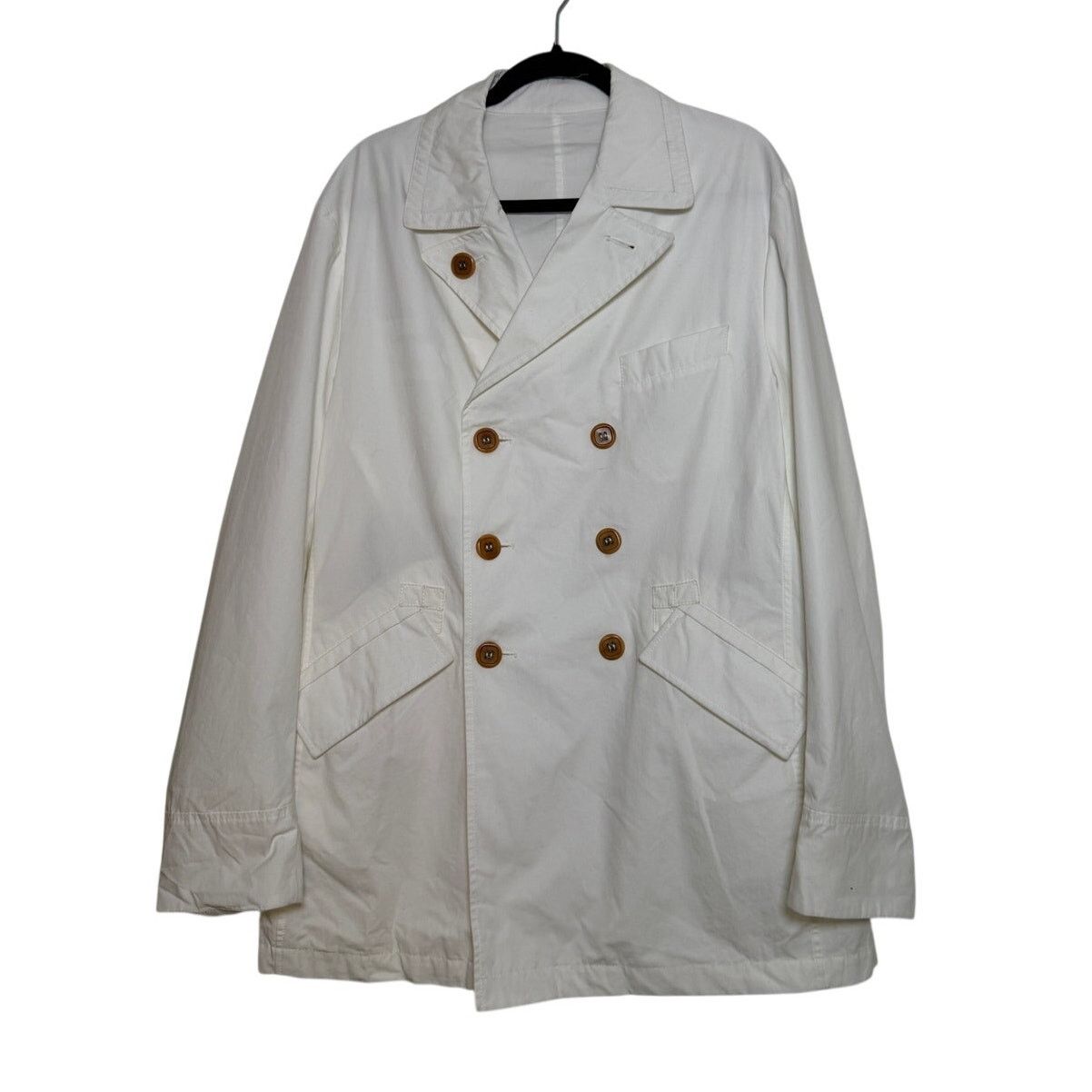 Etro Etro NWT Cotton White Trench Coat Size US XL / EU 56 / 4 - 1 Thumbnail