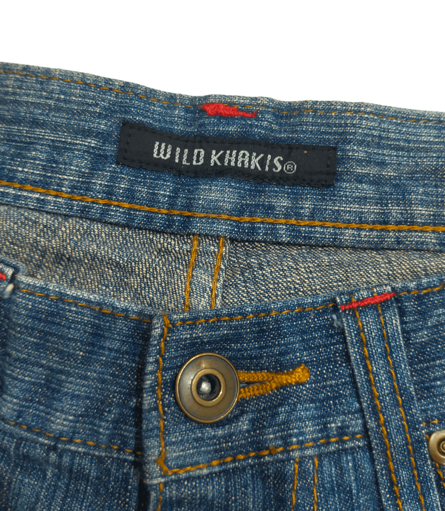 Japanese Brand × Vintage 🔥VINTAGE WILD KHAKIS DOUBLE HIPS JEANS Size US 34 / EU 50 - 6 Thumbnail