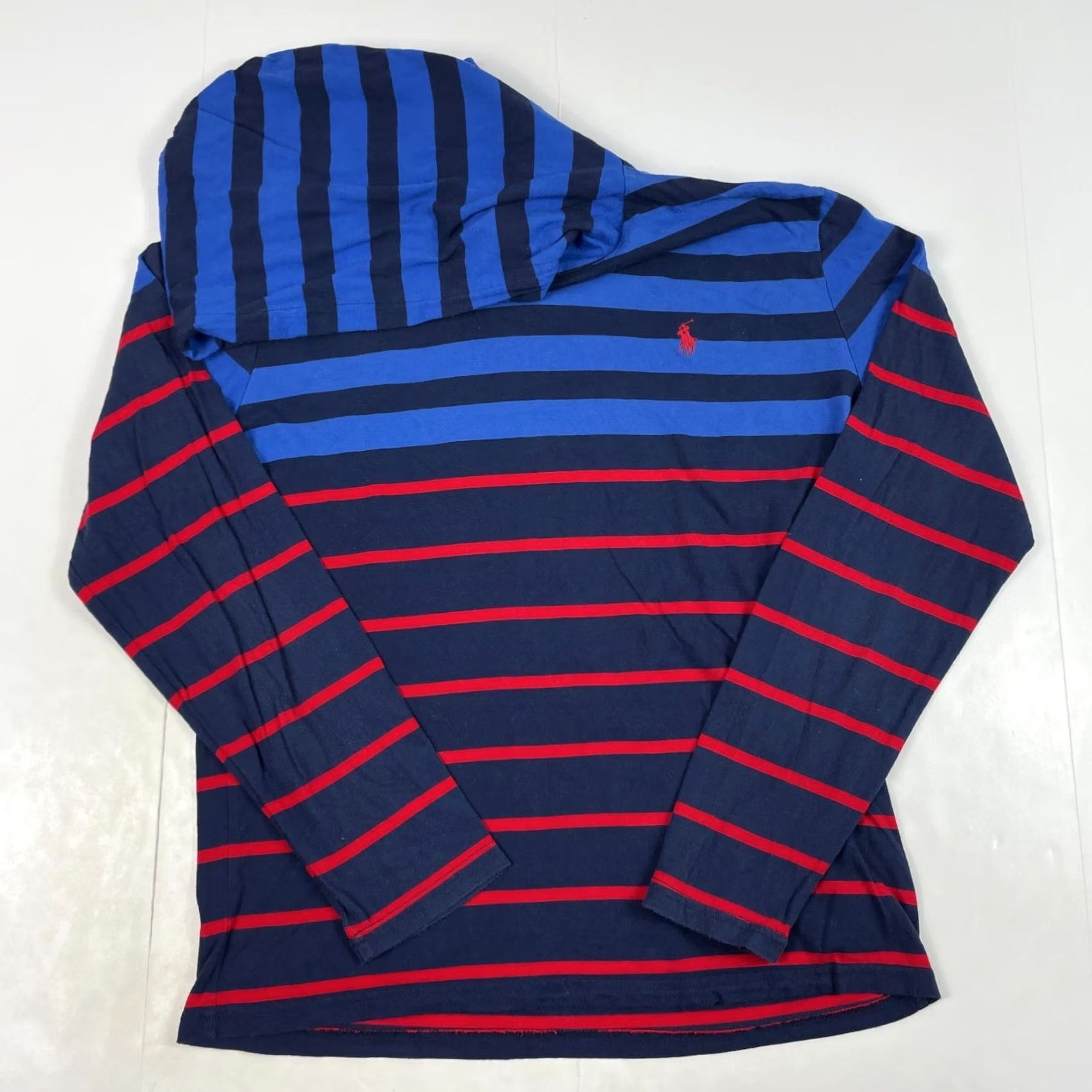 Polo Ralph Lauren Polo Ralph Lauren Shirt Mens S Blue Men Hooded Long Sleeve Golf Golfer Rugby Pony Size US S / EU 44-46 / 1 - 2 Thumbnail