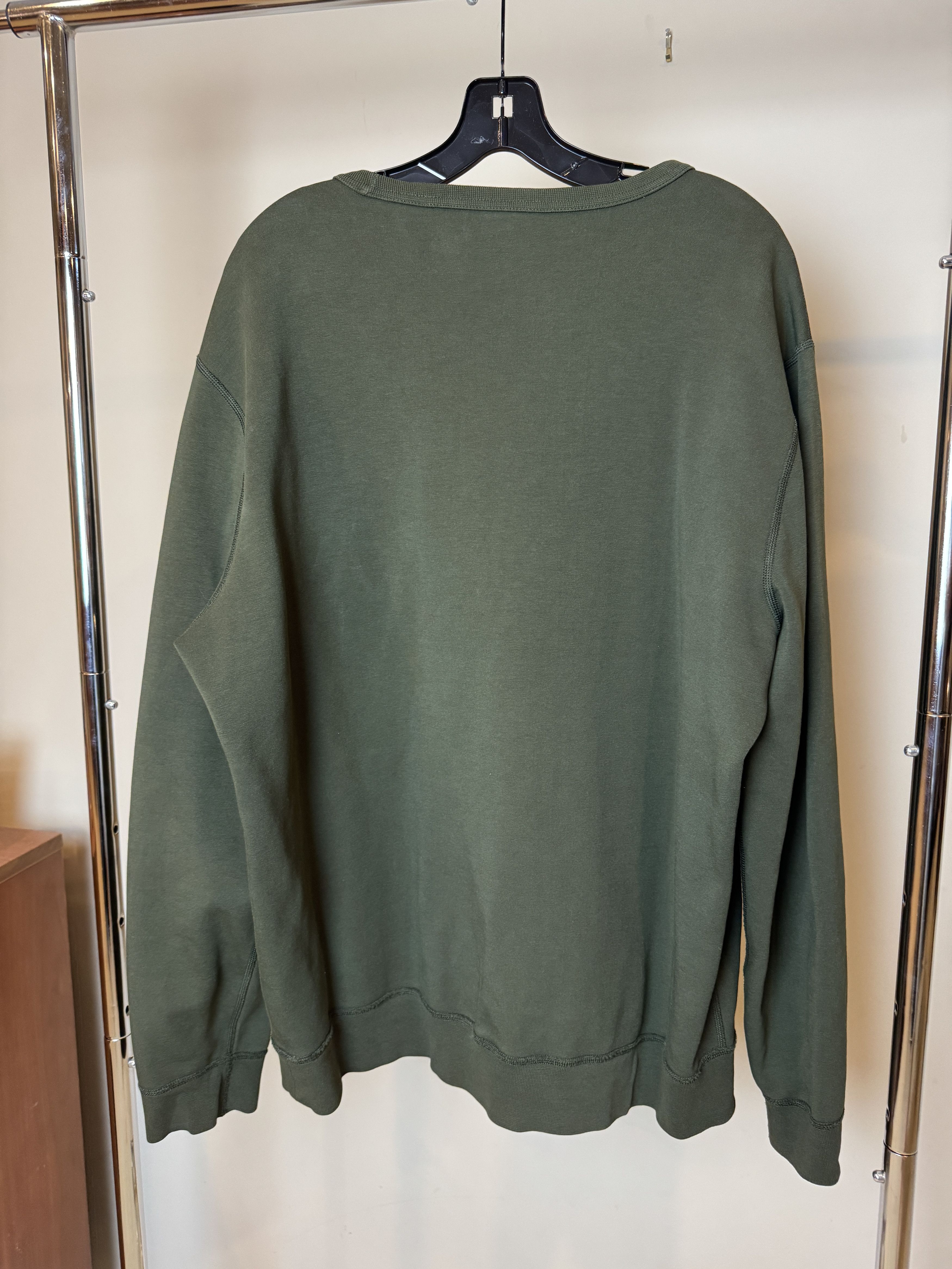 Polo Ralph Lauren Logo-Embossed Double-Knit Sweatshirt Dark Green Size US XL / EU 56 / 4 - 3 Thumbnail