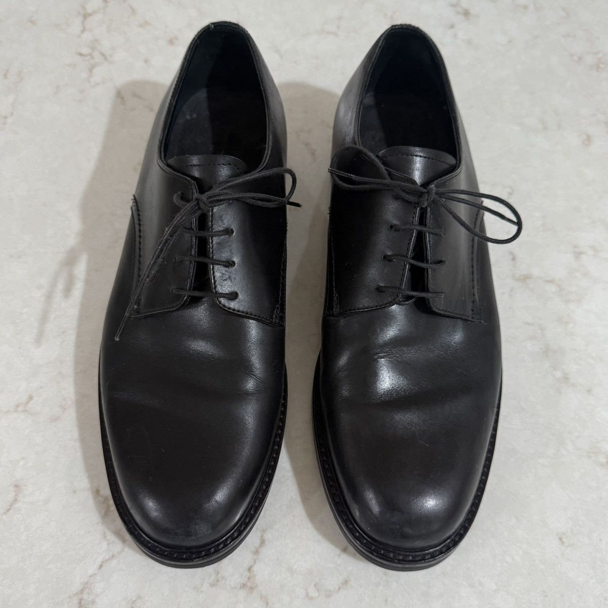 Ermenegildo Zegna Leather Dress Shoes - Size 9.5 US display picture 3