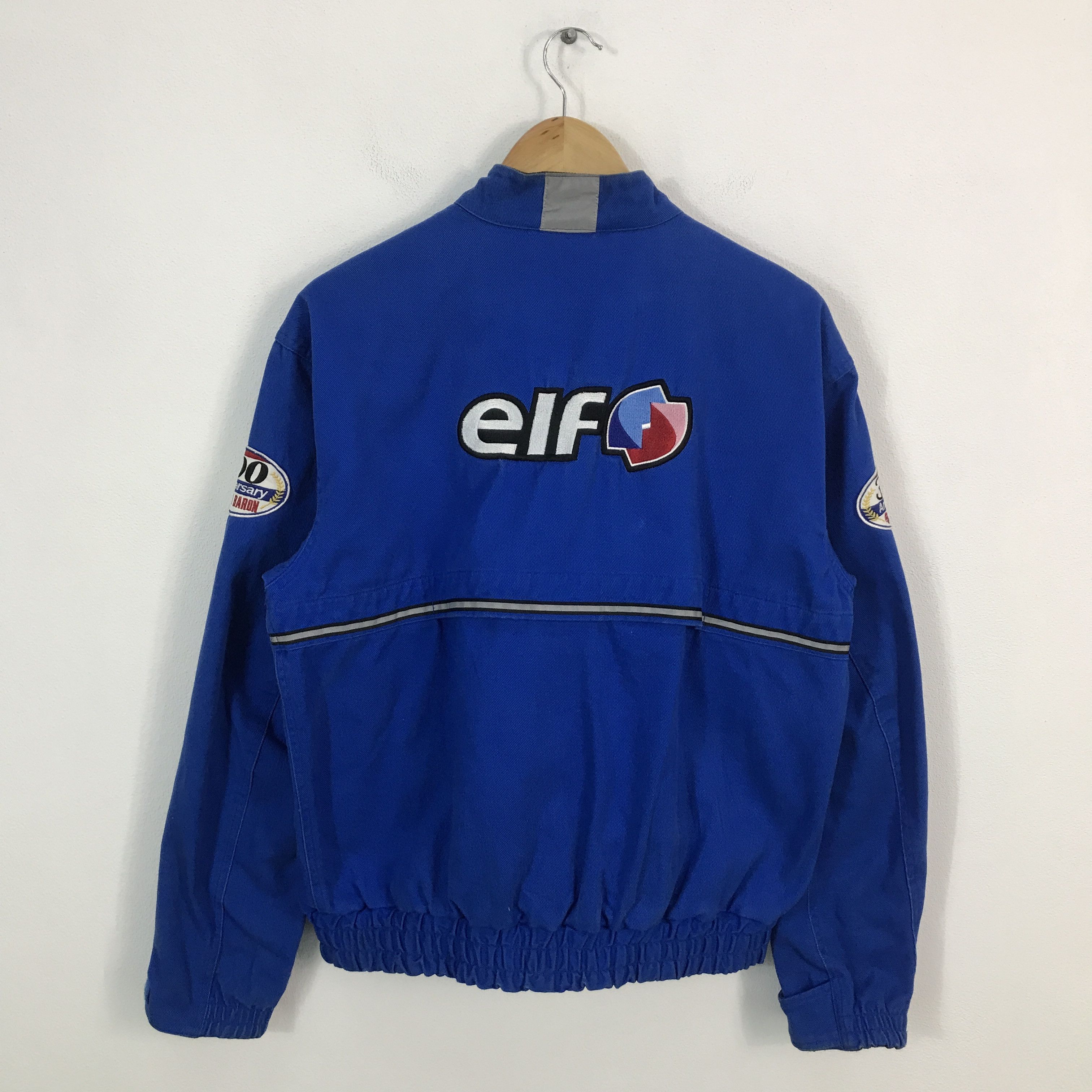 Other Vtg elf 300 anniversary Motorsport brand Bomber jacket Size US L / EU 52-54 / 3 - 1 Thumbnail