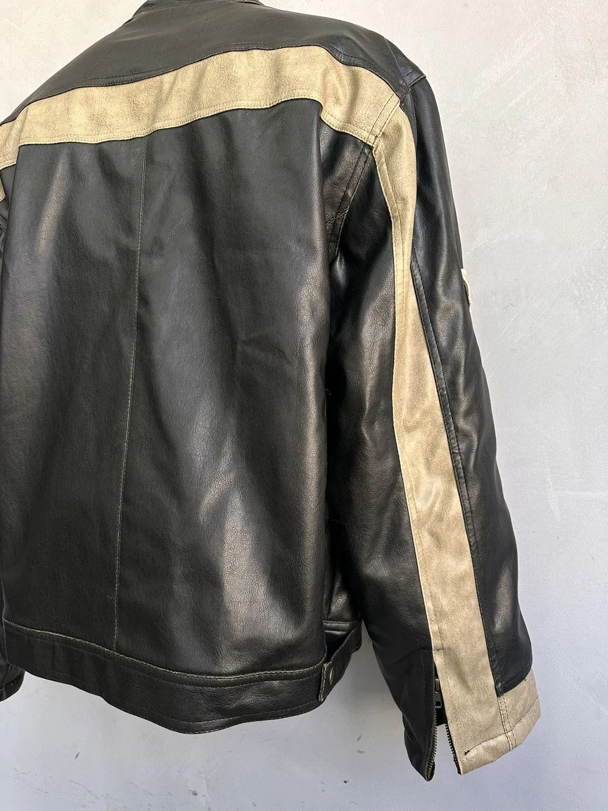 Boris Bidjan Saberi Vintage Leather Jacket Cropped Racing Schott Harley Davidson Size US M / EU 48-50 / 2 - 10 Thumbnail
