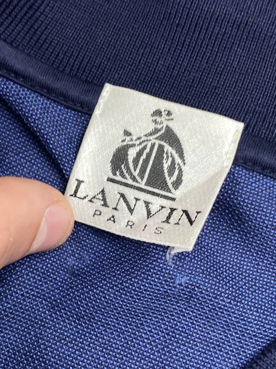 Lanvin Lanvin Polo Shirt Men Size XL Blue Size US XL / EU 56 / 4 - 9 Thumbnail