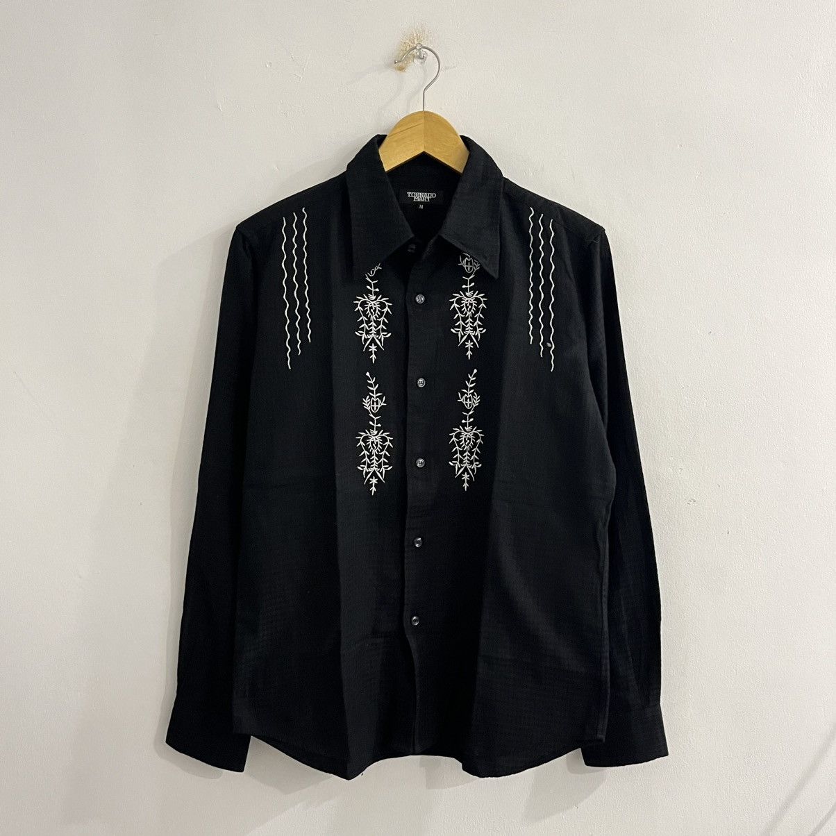 PABLO VINCI『Damaged border long sleeveT』 Tornado Mart