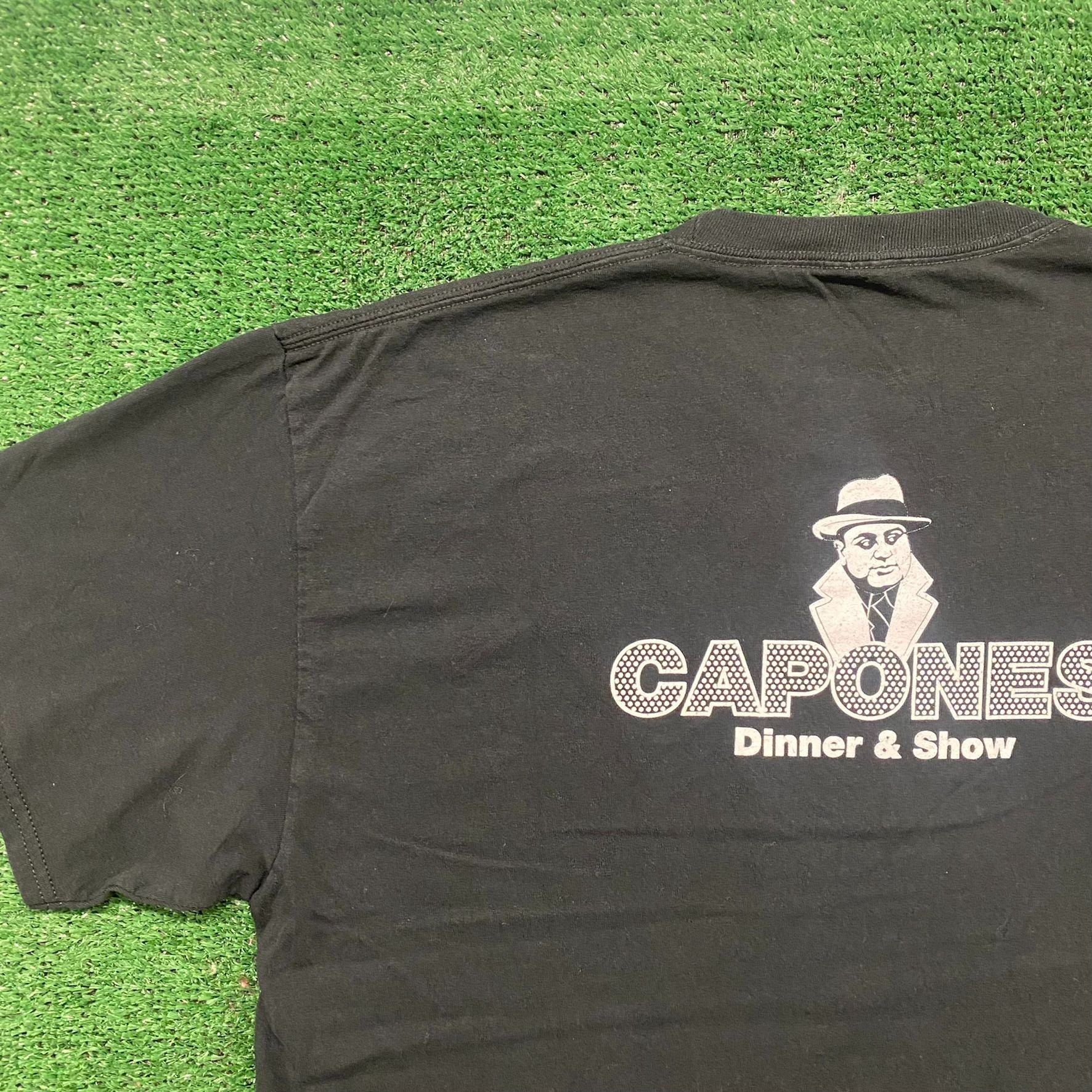 Other Vintage Y2K Al Capone Gangster Essential Drill Trap Punk Tee Size US L / EU 52-54 / 3 - 6 Thumbnail
